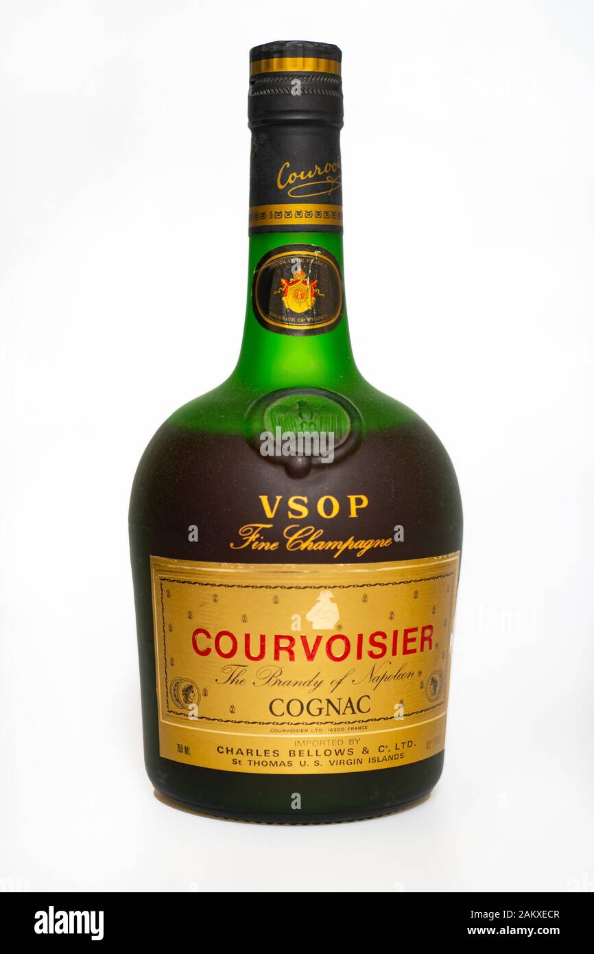 Courvoisier VSOP fine Champagne Cognac Suntory Betriebe Stockfoto