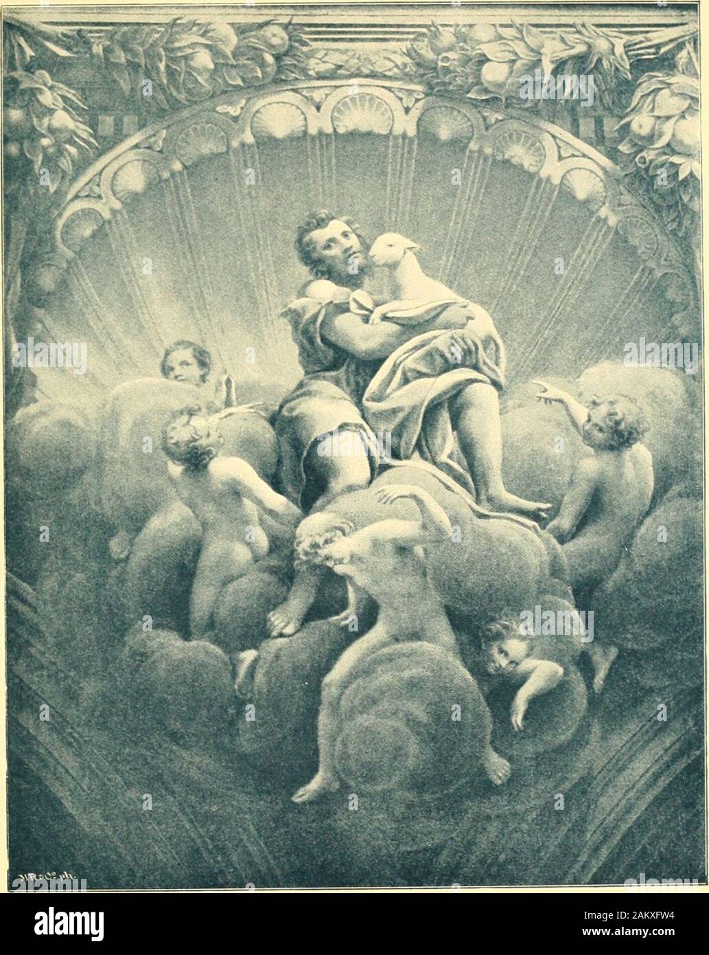 Antonio Allegri da Correggio, sein Leben, seine Freunde und seine Zeit. COKREGGIO.. Anhänger wird von Llie Cujiola in der Cjthedral in Parma. Die ANNAHME OK-l-HK JUNGFRAU 261, Tassen und kleine Schiffe für die Räucherstäbchen haben auf den flamin&lt gießen;^Kandelaber, Aufrühren der Duft der Pfannen, riechen ihre Hände, noch duftende mit dem Staub der Weihrauch, Casting Zweige Juniper indie Blaze, leise unterhalten, wie sie in die Kirche, oder turningtheir Gesichter Blick gen Himmel - alles äußerst schön und voller freudiger satis-Fraktion, da sie dazu neigen, die festlichen Brände, und große Mengen von Fra anheben Stockfoto