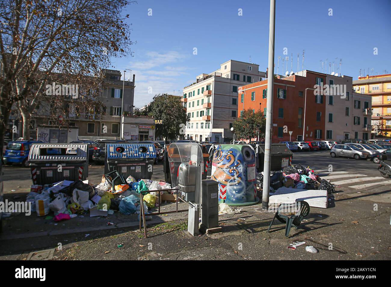 ROMA- CENTOCELLE- VILLA DE SANCTIS Stockfoto