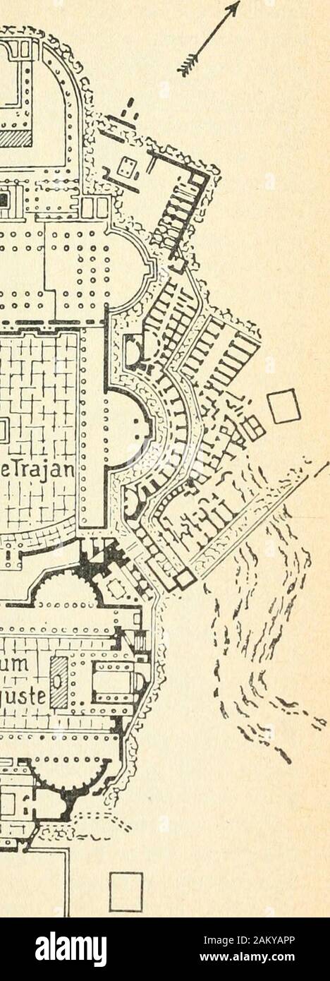 Étrusques - Rom. Wort. ^ ISMS-Forum deTraj Eine mm ich Foruml tl-d Auquste^:. copié ionique est sur Celui de lErechtéion. Mais lemplacementchoisi a un caractère Romain très marqué. Il est exactement situédans laxe qui passe par la statue dAthena Parthenos, La grandeporte et la Partie Centrale de la Fassade est. La déesse Roma estplacée Face à la déesse Athena et pratiquement sur le même planen. Ces deux Statuen konstituierenden ainsi une Sorte de Symbole de lEtat lunitéde Romain et de la Zivilisation grecque. La caractéristique la plus frappante des Porträts Romains, peunombreux, du temps dAuguste est u Stockfoto