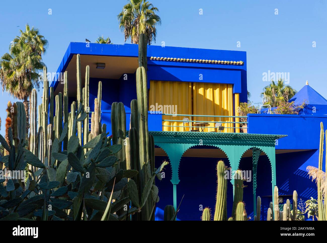 Jardin Majorelle, Marrakech, Marokko Stockfoto