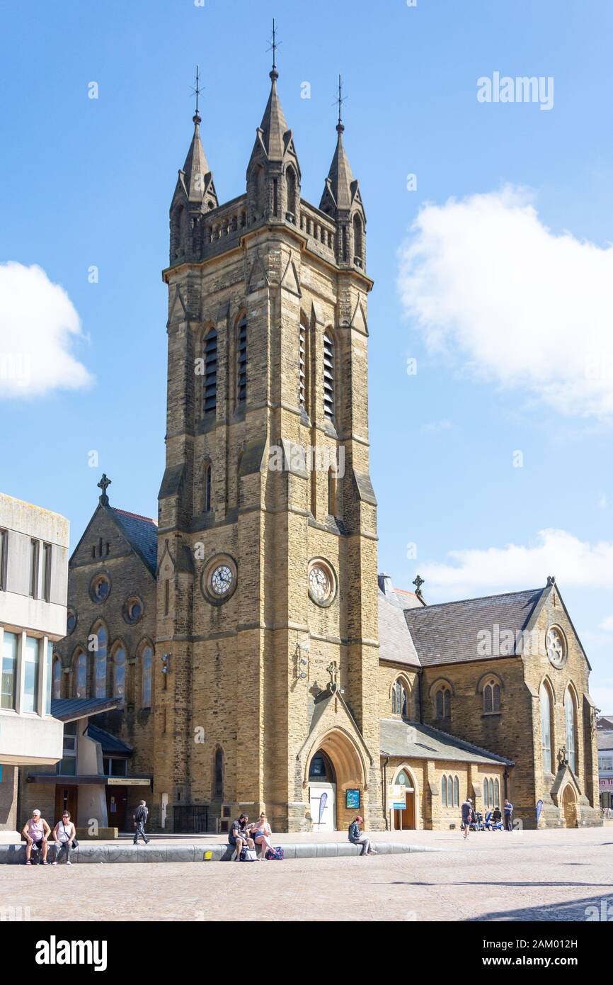 St. John's Blackpool Church, Church Street, Blackpool, Lancashire, England, Großbritannien Stockfoto