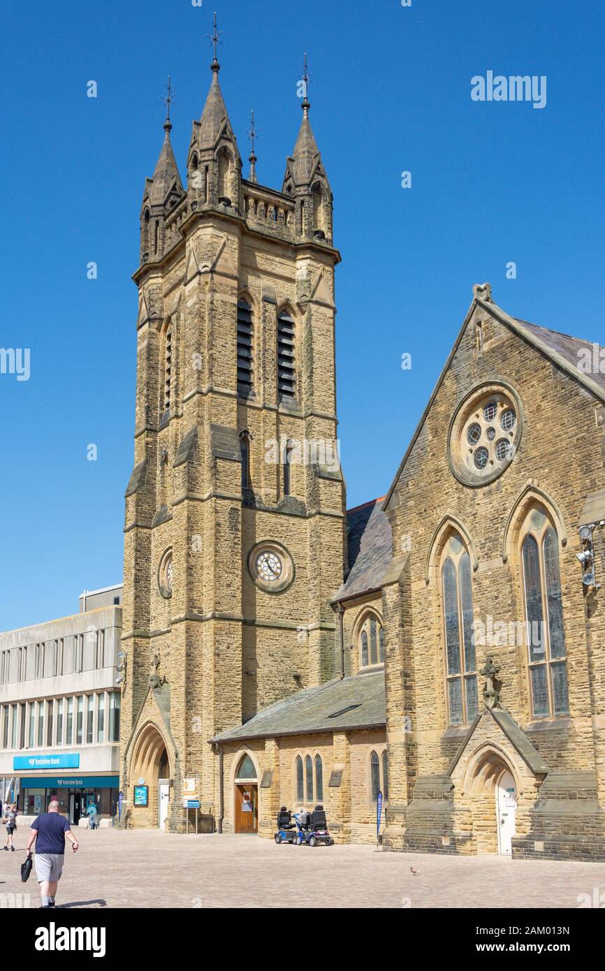 St. John's Blackpool Church, Church Street, Blackpool, Lancashire, England, Großbritannien Stockfoto