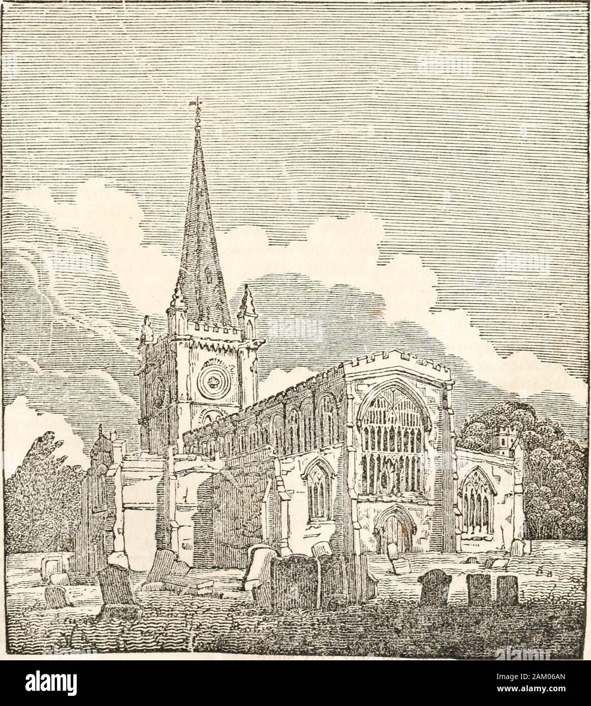 Illustrierte Biographie; oder, Memoiren des Guten und aller Völker und aller Zeiten; bestehend aus Skizzen der herausragenden Staatsmänner, Philosophen, Helden, Künstler, Reformer, Philanthropen, Mechanik, Navigatoren, Autoren, Dichter, erahnt, Soldaten, savans, etc. gemacht. Für einige Jahre Shakspere, wasallied mit Ben Jonson, und die anderen Verstand und Dichter der Alter, als managerof das Schauspielhaus, und nachdem er einen kompetenten Vermögen erworben, er zog sich Tonis Geburtsstadt lebte, wo er respektiert und geliebt von seinen Nachbarn. Themulberry-Baum, die er in seinem Garten gepflanzt, danach wurde ein Objekt o Stockfoto