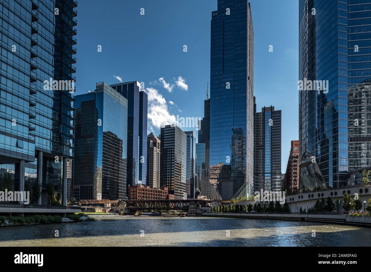 Chicago Architectural Boat Tour 0116 Stockfoto