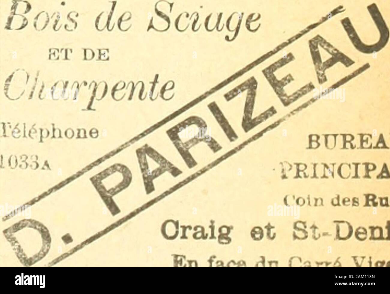 Le quincaillier (Juin 1888 - Aout 1889). Herstellung. EPUONE Nr. 879 B 93 a 99 Chemin Papineau. MONTREAL T. Prefontaini RICHARD BEREIT Marchand de Bois de ServiciBOIS DURS ET MO UNS BUBEAU ET CLOS: 154 rue St. Konstante Telefon Nr. 155324 Fevrier 1838 - la MONTKEA 1 A. HURTEAU & FRERE MARCHANDS DE BOIS DE SCIAGE 92, rue Sanguinet MONTREAL CLOS: Münze des rues SanguinetDorchesterTelephone Nr. 106. BASSIN WELLINGTON En Gesicht des Büros du Grand Trone. Telefon 1404. MARCHAND de Bois de sciage ET HERSTELLER DE Portes, Us, Moulures Münze i) ITIVMKIVNJETC., FTC.des Rue * Vinet et Canal, MONTRE Stockfoto