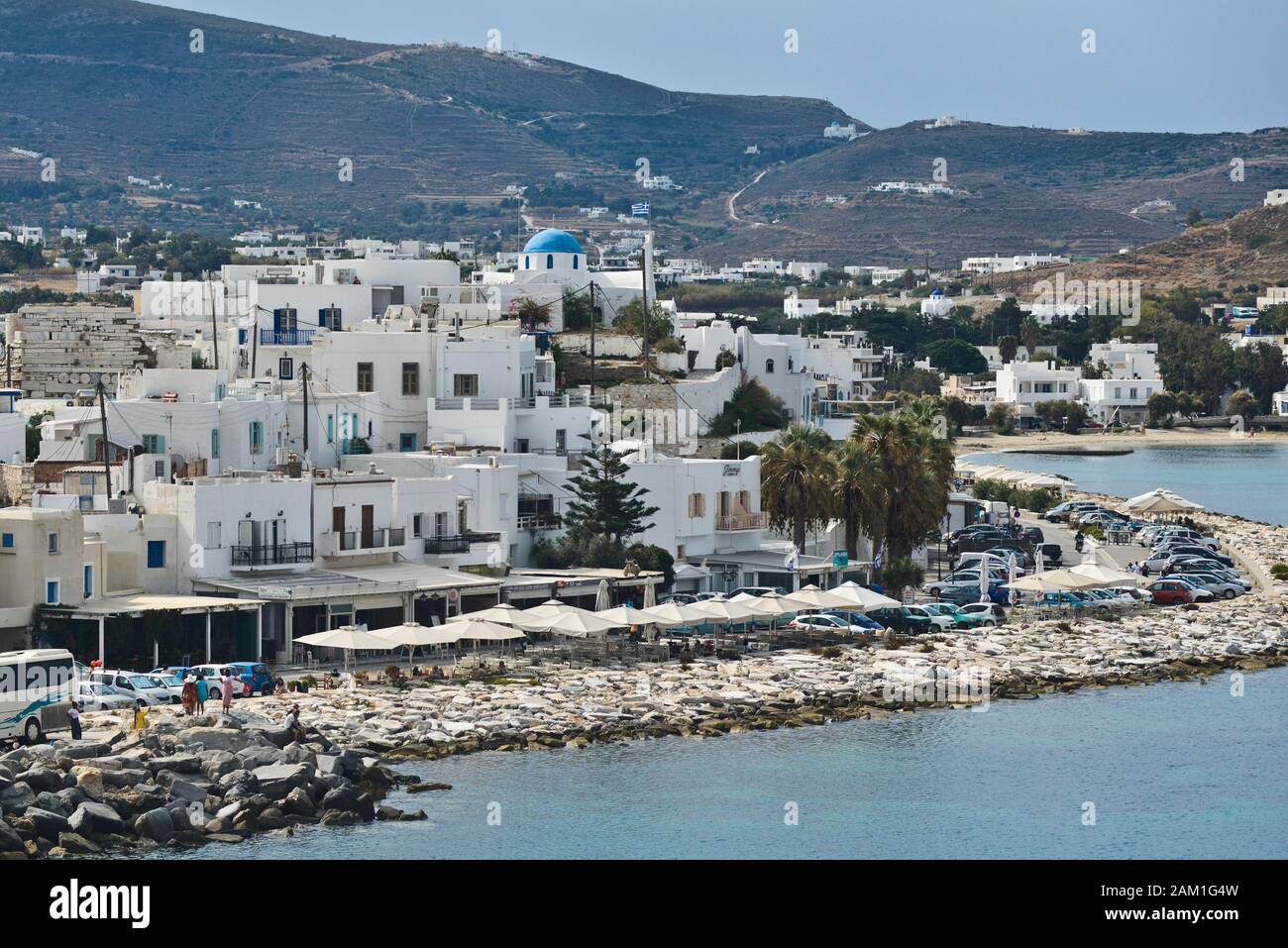 Parikia, Paros, Griechenland Stockfoto