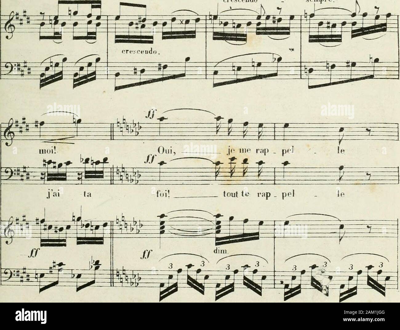 Le Pardon de Ploërmel; Opéra comique De 3 actesParoles de Michel Carré und Jules Barbier. ^^^^^y^^ "^j" -^- f^cifsc sempro di |) iu Mfl ^f+ ^-^ F^^^^^^^^Ich^ Bdiilieiir su. | ) n uie! Il est à moi foi Etjaisa, Crescendo sempre di Piu. H esl à^3 prè.de! 0 l). Iieiirjesuis ein Loi!. P^Et jai ta Foi crescendo Je suis à Toi, sempre.. 250 m r^=^ tout l É^^^^^^^;. la Lin! B.^^^-t ^=#litiir su^ = £^ lieuxchc ris! R<, u Heur su Stockfoto Le Pardon de Ploërmel; Opéra comique De 3 actesParoles de Michel Carré und Jules Barbier. ^^^^^y^^ "^j" -^- f^cifsc sempro di |) iu Mfl ^f+ ^-^ F^^^^^^^^Ich^ Bdiilieiir su. | ) n uie! Il est à moi foi Etjaisa, Crescendo sempre di Piu. H esl à^3 prè.de! 0 l). Iieiirjesuis ein Loi!. P^Et jai ta Foi crescendo Je suis à Toi, sempre.. 250 m r^=^ tout l É^^^^^^^;. la Lin! B.^^^-t ^=#litiir su^ = £^ lieuxchc ris! R<, u Heur su Stockfoto