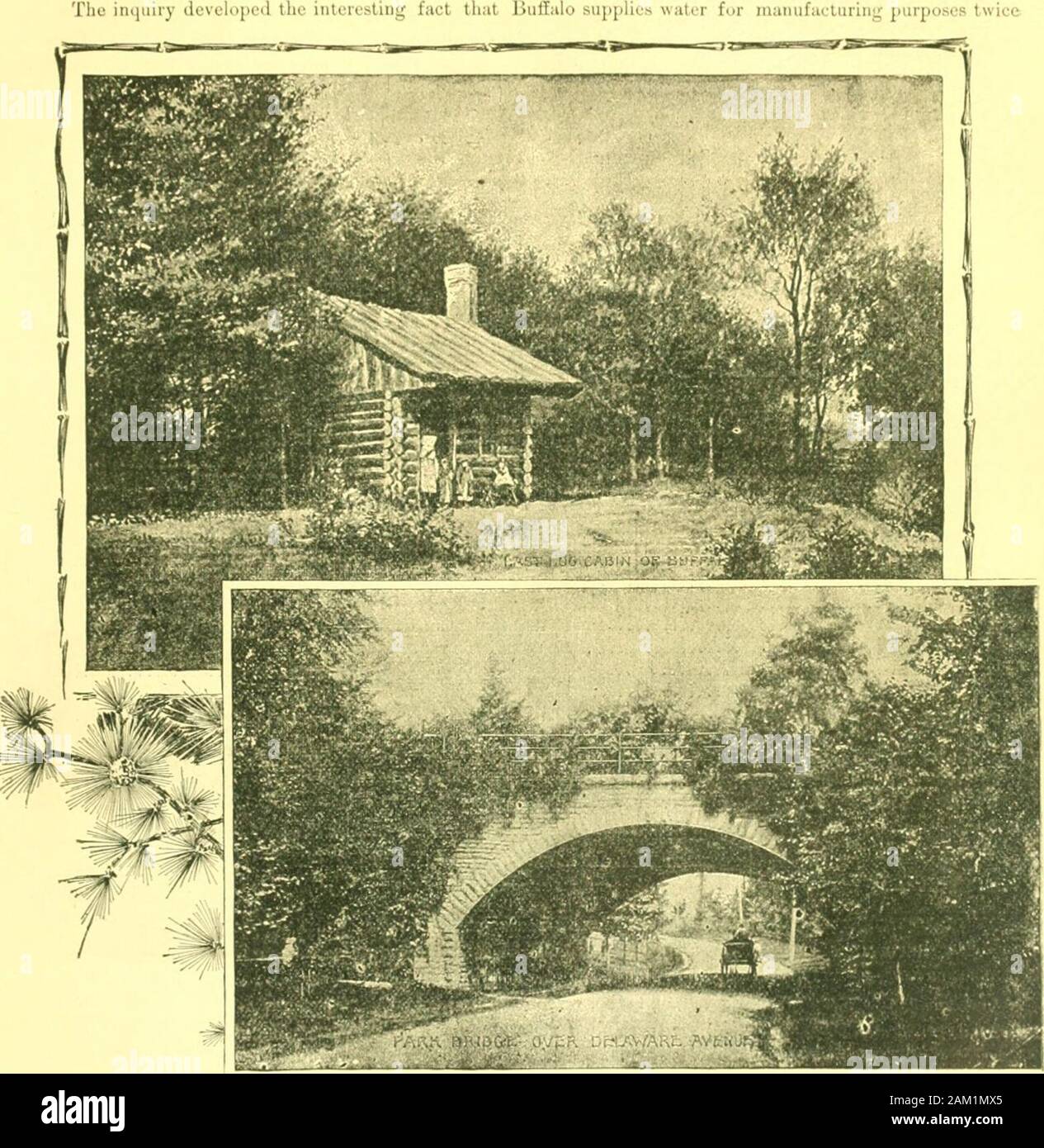 Illustrierte Buffalo: die Königin Stadt der Seen. er Hunderttausende von Bürgern und Unterhaltung, und herdaily Scharen von Besuchern. Diese Stadt hat ein Erbe in der Niagara River, wenn keine Schiffe überhaupt auf Ihren Busen ritt, und es wird keine Kraft aus seiner Fallen oder schnelle aktuelle everderived. Der Verfasser hat eine Untersuchung des Wassers Abteilungen von zwölf amerikanischen Städte, angefangen in populatipnfrom 16.5,000 auf 450.000, nämlich: St. Louis, Boston, Baltimore, Cincinnati, Buffalo, Cleveland, Pittsburgh, Detroit, St. Paul, Milwaukee, Louisville, und Minneapolis, die Bruttoeinkommen der ihr Wasser zu bestimmen - Stockfoto