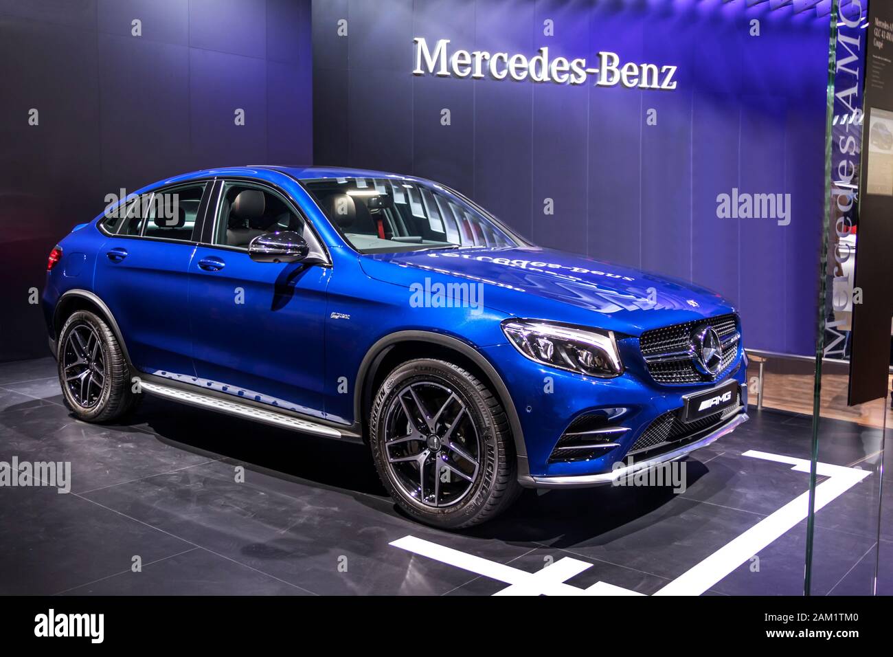 Mercedes Benz Glc Coupe 4matic Suv Auf Der Auto Expo Stockfotografie Alamy