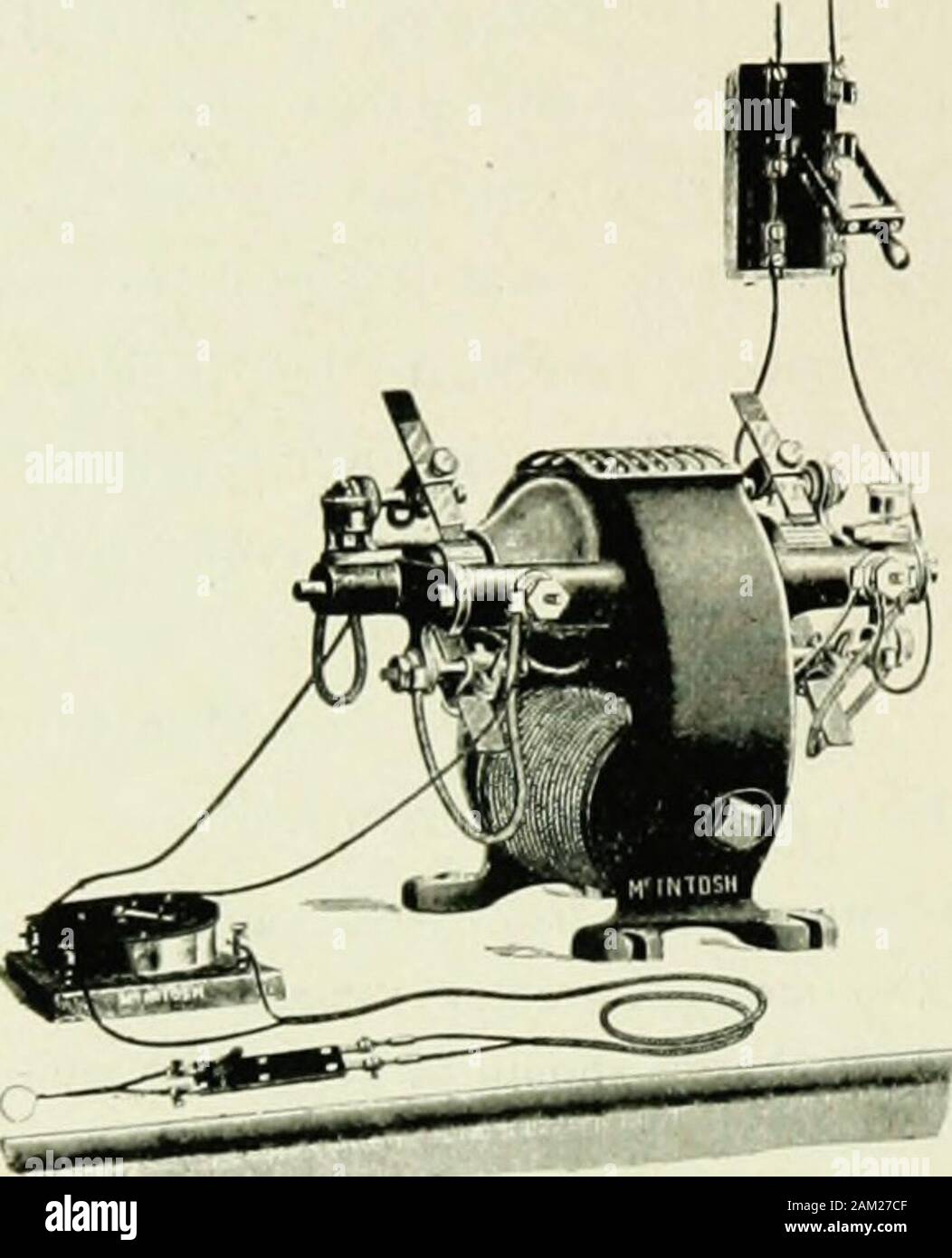 Ein Labor Handbuch der electrotherapeutics. = aktuelle X Potenzialdifferenz) sup - an die Maschine und ausübte, indem Sie beequal sollte. Die alte Methode zur Steuerung der Dynamo currentsfor Elektrokauterisation arbeiten durch die Einführung schwerer Draht Widerstand in 66 Labor manuelle Schaltung ist sowohl sehr umständlich und teuer, da lessthan 10 Prozent der Energie sinnvoll eingesetzt ist. Eine ähnliche Verschwendung von Energie kann vermieden werden bycharging storage Teig mit der transformedcurrent statt em-ploying der ordentlichen dy-Namo aktuelle controlledby Widerstand. Eine geeignete rheostatmust eingesetzt werden Inder caute Stockfoto