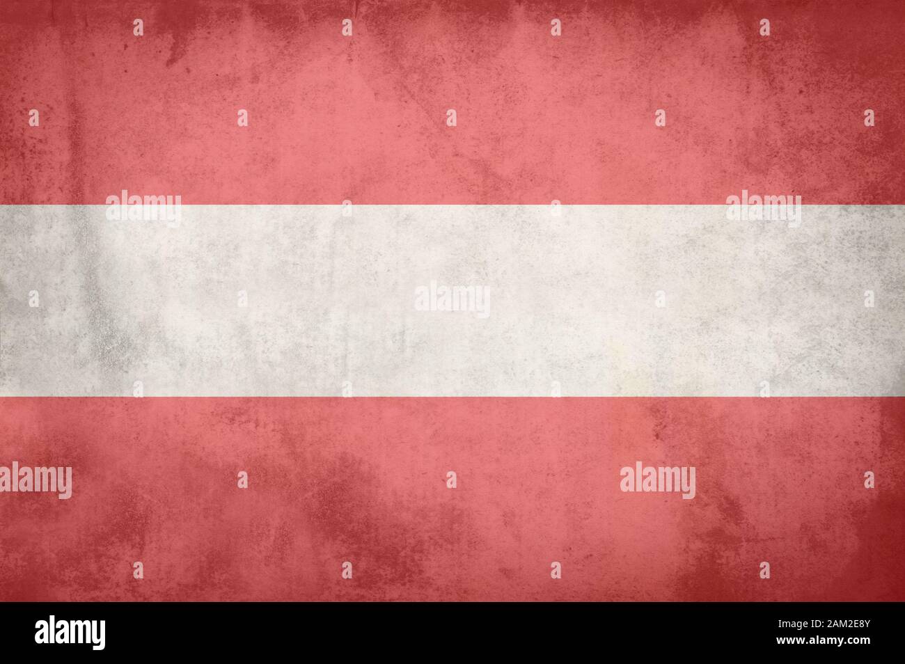 Alten Grunge Flagge von Österreich Stockfoto