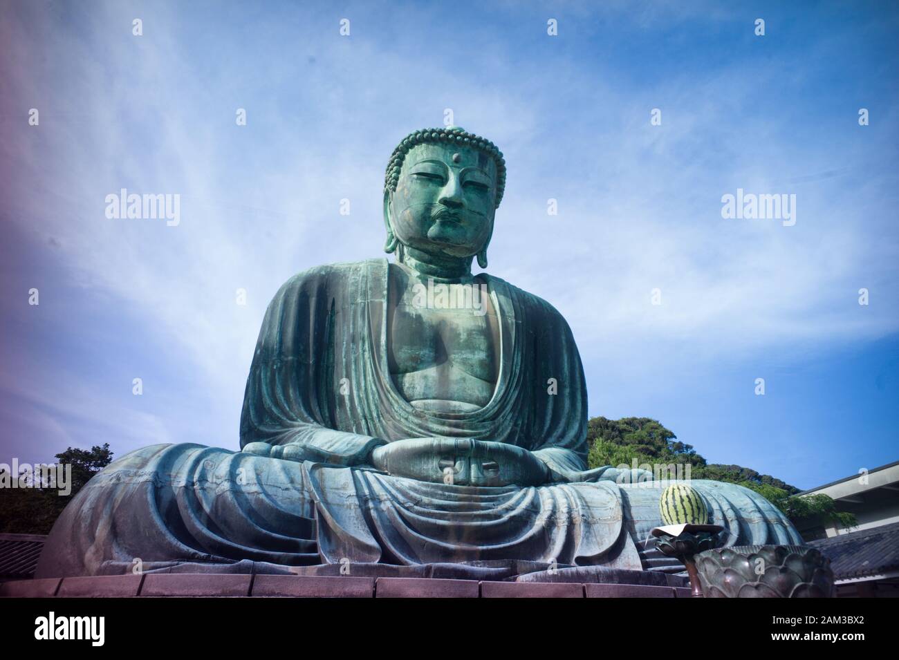 Taiizan Kotokuin Shojosenji, oder Kōtoku-in ist ein buddhistischer Tempel Jōdo-shū in der Stadt Kamakura in der Präfektur Kanagawa, Japan. Der Tempel ist berühmt Stockfoto