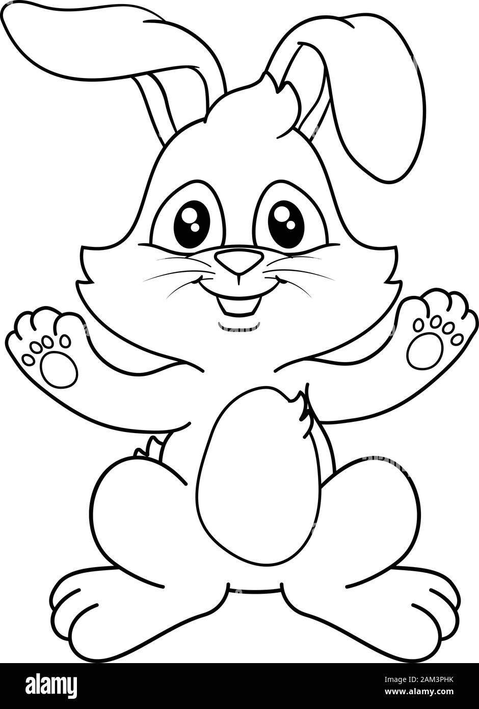 Osterhase Hase Cartoon Stock Vektor