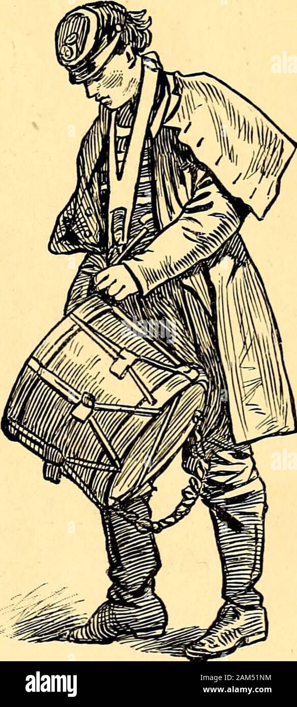 Amerikas Geschichte, Amerikas Kinder. Die Amerikanische Flagge. Xiii. Der  Knabe In Blau (Eine Nordische Geschichte) Harry Barton War Gerade Sechs -  Jugendlich Jahre Alt, Und Wurde Einer Der Nördlichen Militärische Schule  Cadetin.