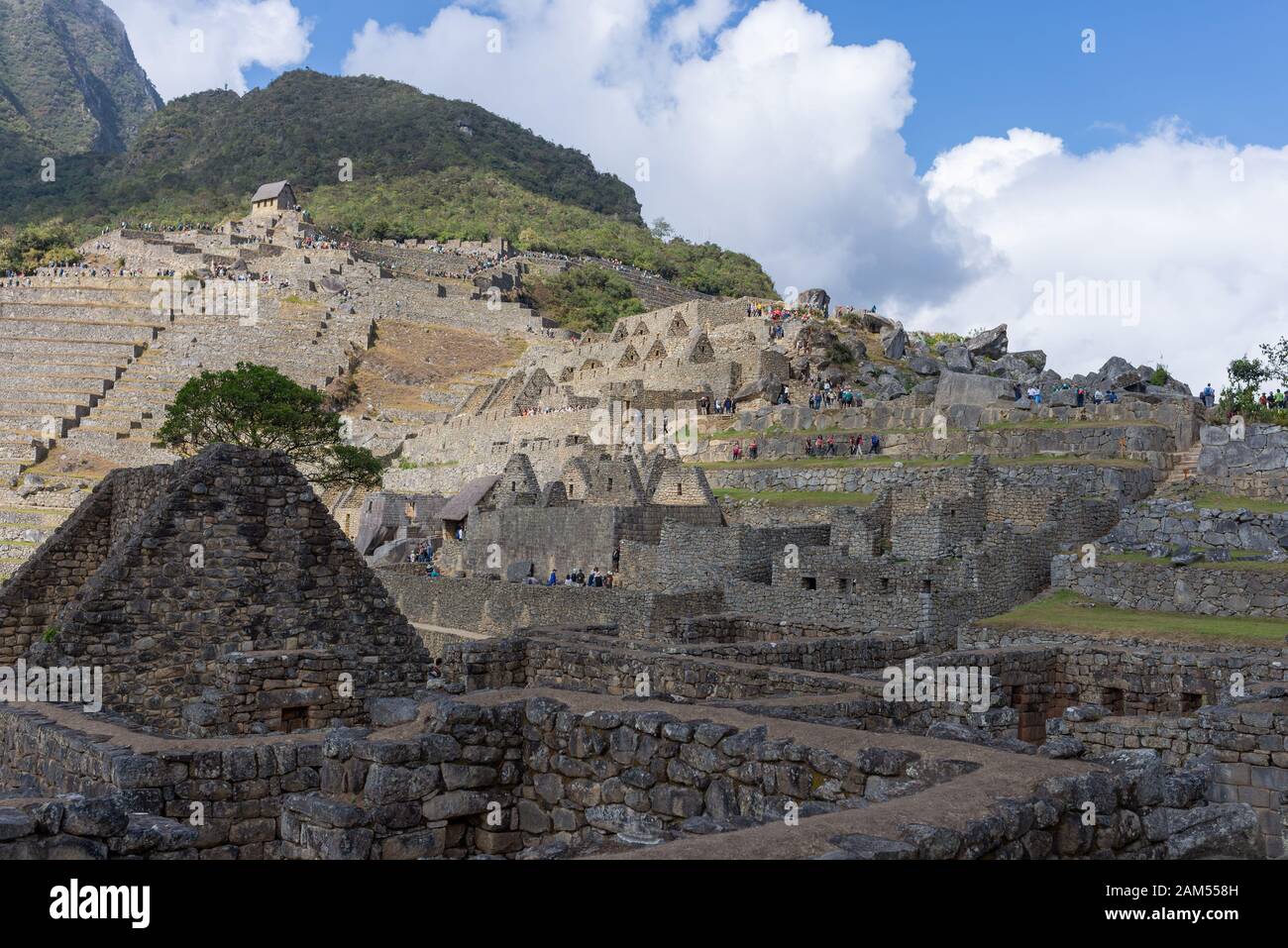 Machu Picchu, Peru, UNESCO-Welterbe Stockfoto