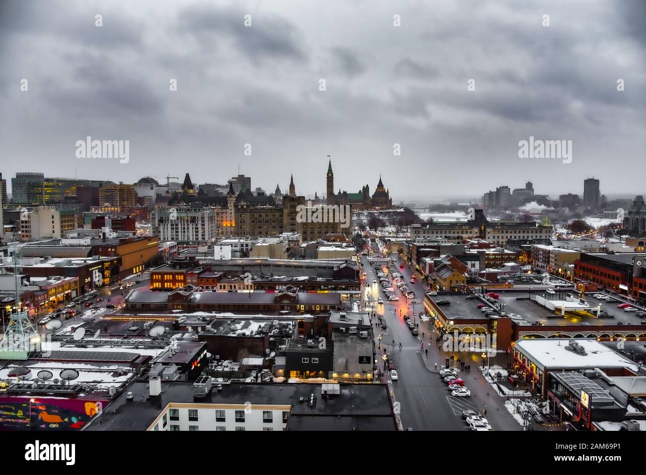 Innenstadt von Ottawa Stockfoto