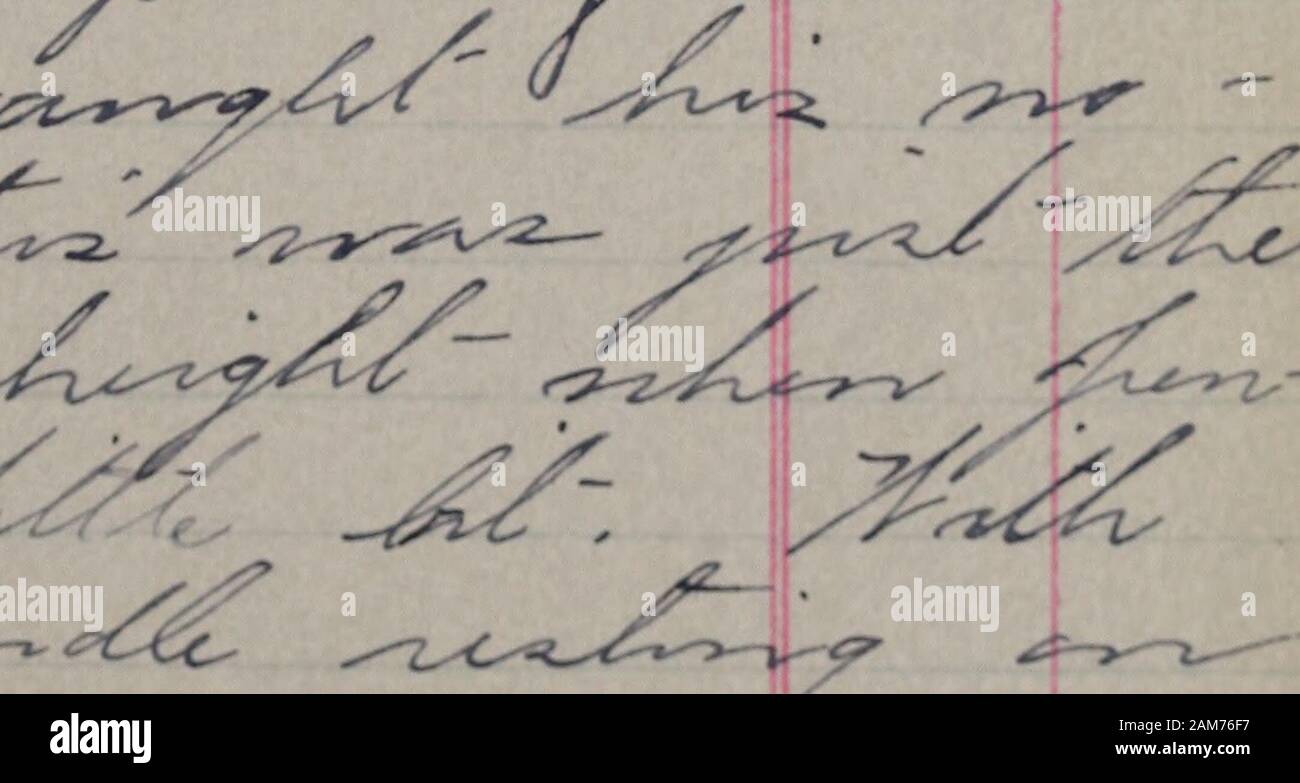 Lehrer Zeitschriften der Schüler, die TAUBBLINDE - im Sommer 1897.  4&^^ iC^S/. 1 T l^^/&C?/>^£  LsC X/ Stockfoto