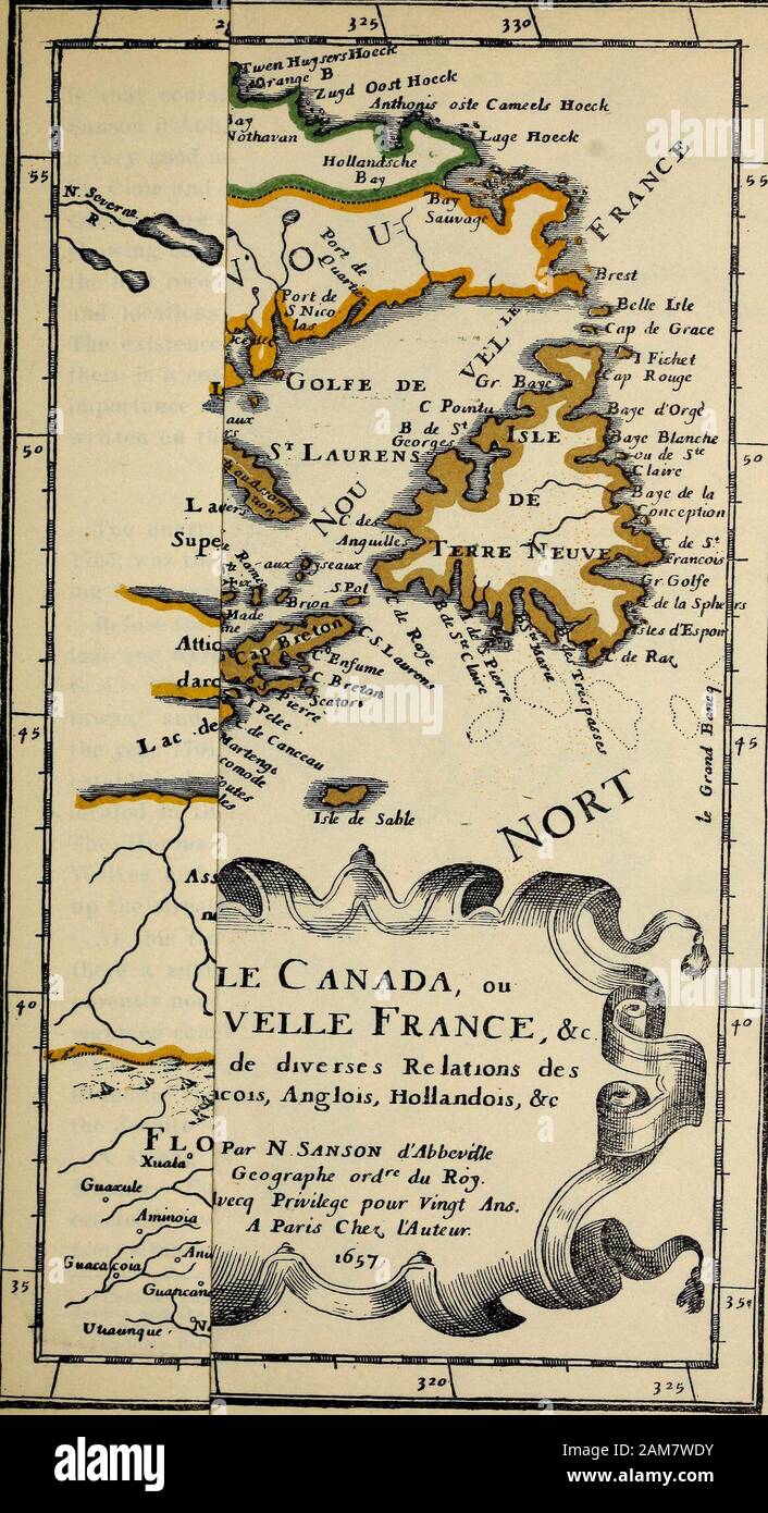 Michigan historische Sammlungen. ver, die neue fort. Fort Lernoult, hatte errichtet worden, so Thatit war kaum zu Detroit als Festung unter keinen Umständen zu verweisen. Bonnes Karte gibt den Namen wie Fort du Detroit und auch locatesFort du Luth, wie in Bellins Karte von 1764. Es ist möglich, dass nach der Zerstörung von Fort St. Joseph von BaronLaHontan, gab es eine andere Stelle auf der gegenüberliegenden Seite des Flusses geschaffen, die auf Bellins Karte angegeben ist, und dass dieses aufgerufen wurde FortDuluth oder vielleicht Detroit, manchmal, und ist der Ort über whichLongueil war Kommandant in 1700. Dies möglich ist, Stockfoto
