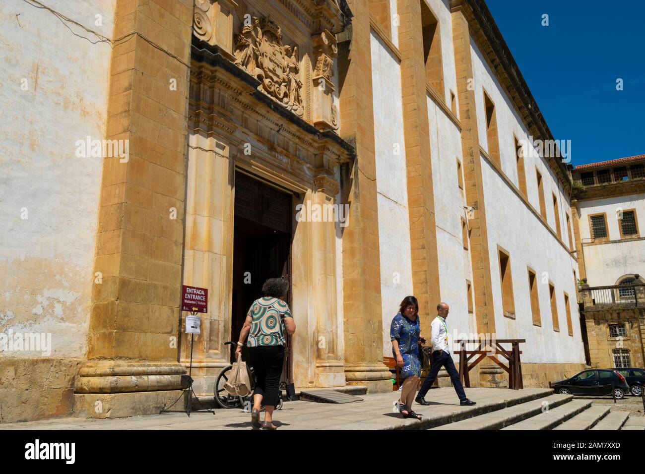 Mosteiro de Santa Clara-a-Nova in Coimbra Portugal Stockfoto