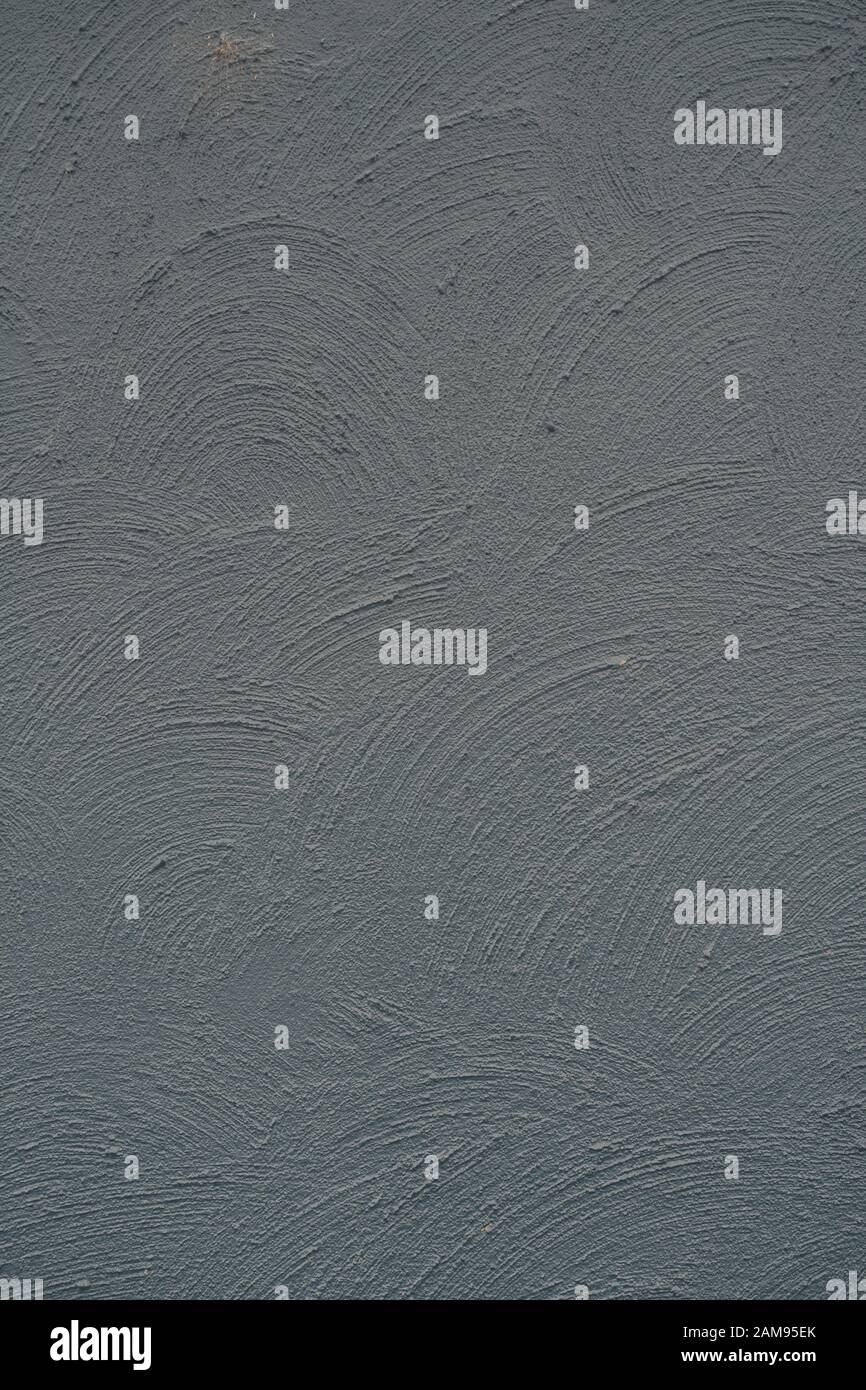 Gerenderte Wandtextur aus Beton grau gestrichen. Stockfoto
