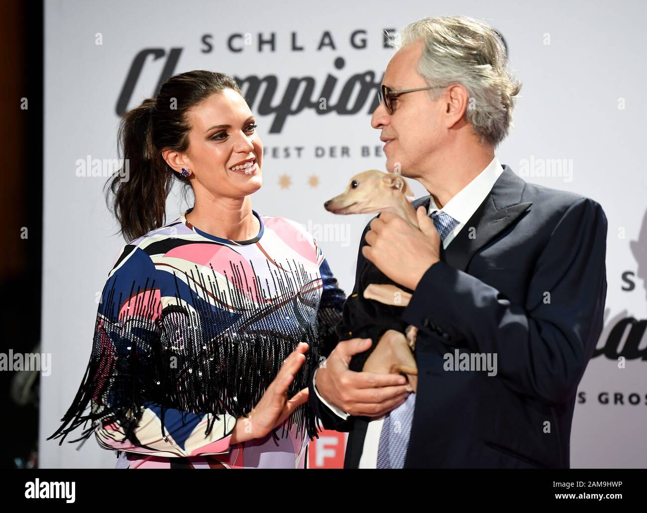Andrea Bocelli Wife Veronica Berti Stockfotos und -bilder ...