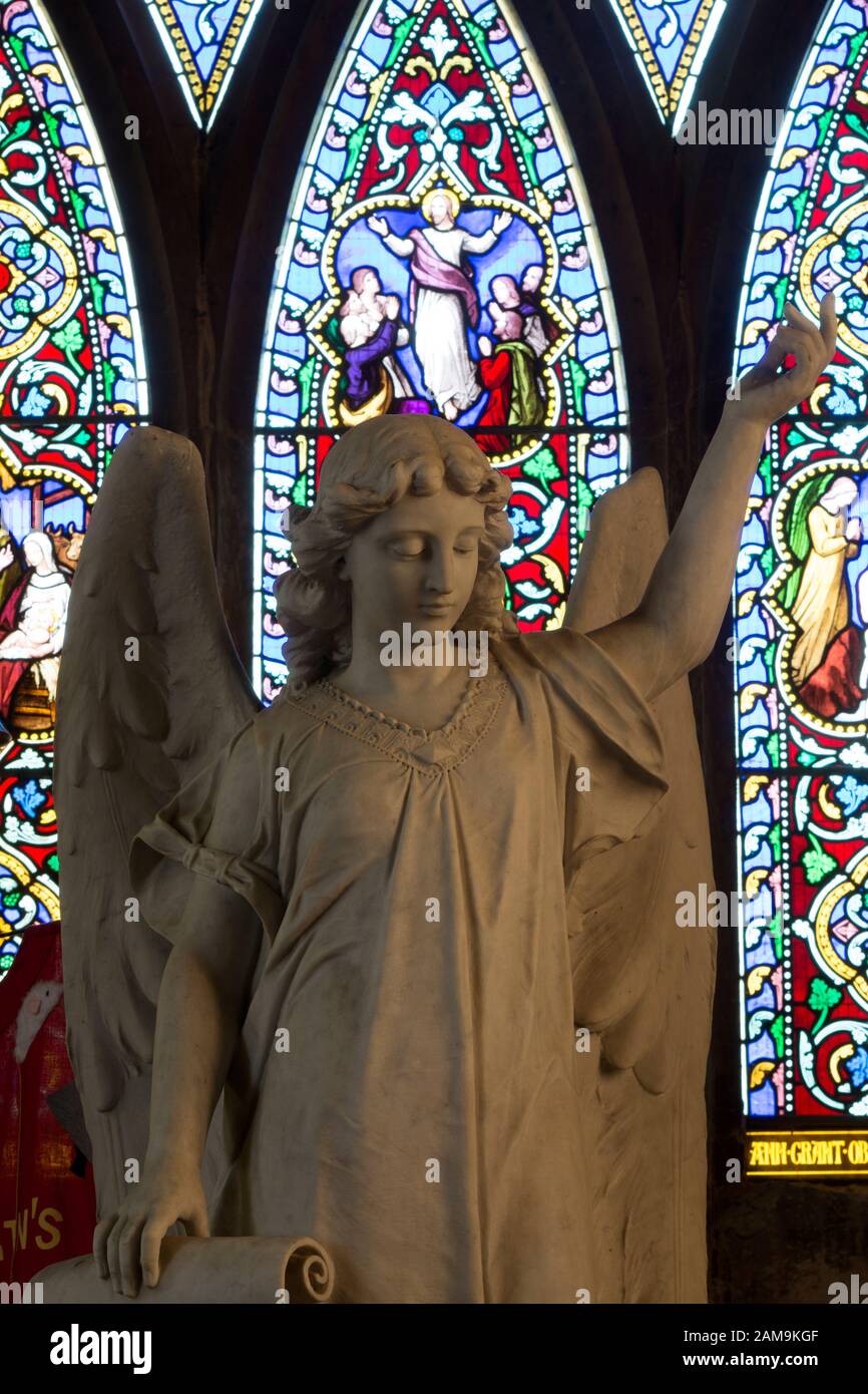 Familie Grant Memorial, St.-Martins Kirche, Litchborough, Northamptonshire, England, UK Stockfoto