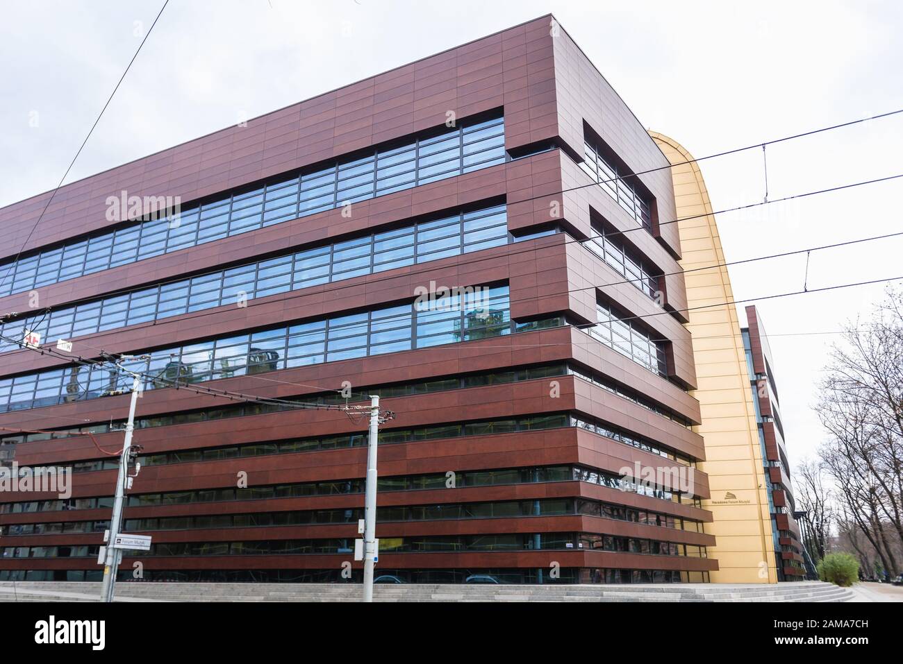 Nationalforum für Musik in der Altstadt von Wroclaw in der Region Silesia in Polen Stockfoto