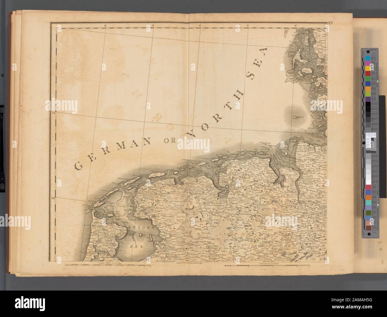 Platte I - EINE allgemeine Karte des Imperiums Deutschland, Holland, Niederlande, Schweiz, Graubünden, Italien, Sizilien, Korsika und Sardinien Veröffentlicht am 4. Juni 1800 von J. Stockdale, Piccadilly.; Platte I: Eine allgemeine Karte des Imperiums Deutschland, Holland, Niederlande, Schweiz, Graubünden, Italien, Sizilien, Korsika und Sardinien Stockfoto