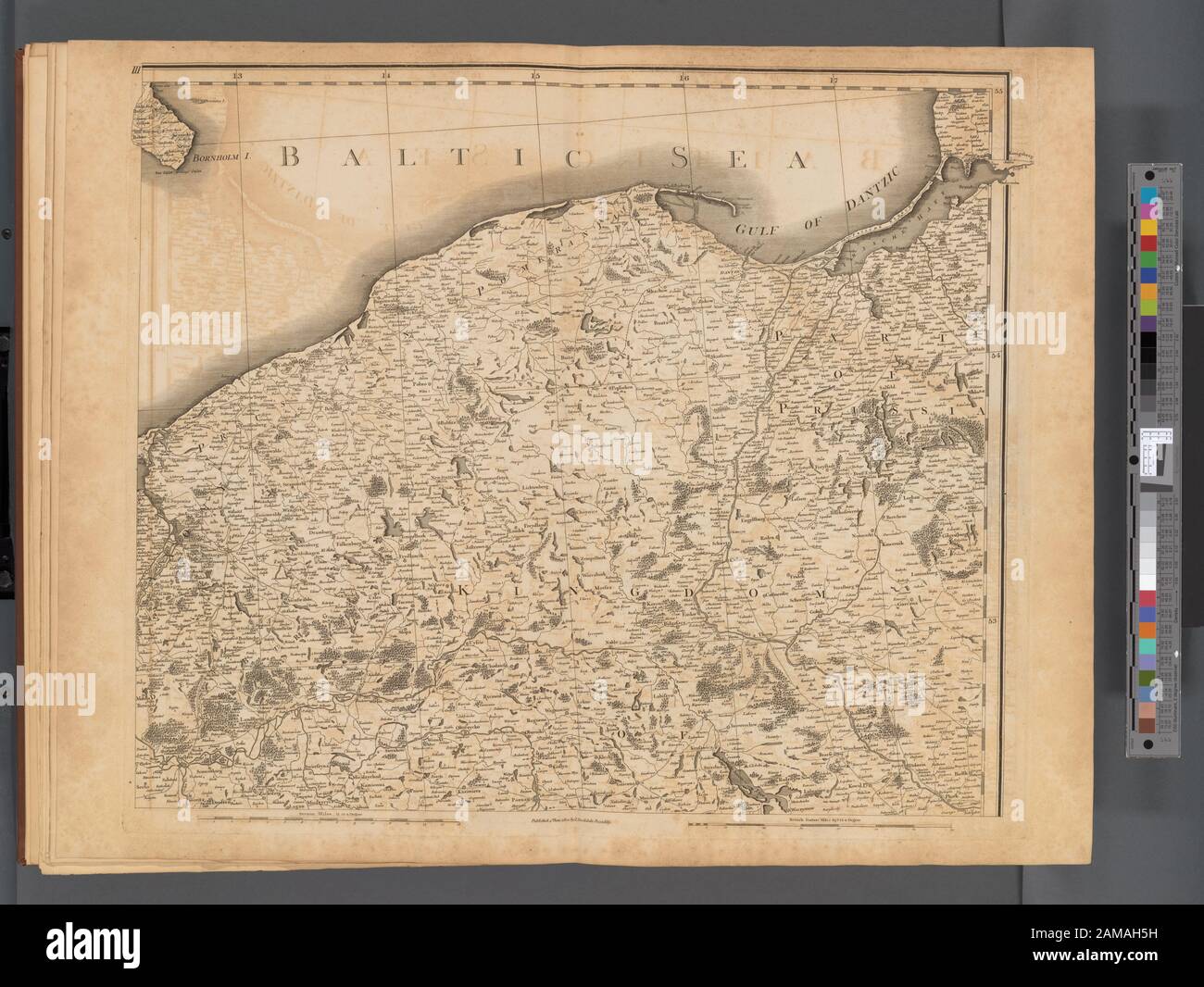 Platte III - EINE allgemeine Karte des Imperiums Deutschland, Holland, Niederlande, Schweiz, Graubünden, Italien, Sizilien, Korsika und Sardinien Veröffentlicht am 4. Juni 1800 von J. Stockdale, Piccadilly.; Platte III: Eine allgemeine Karte des Imperiums Deutschland, Holland, Niederlande, Schweiz, Graubünden, Italien, Sizilien, Korsika und Sardinien Stockfoto