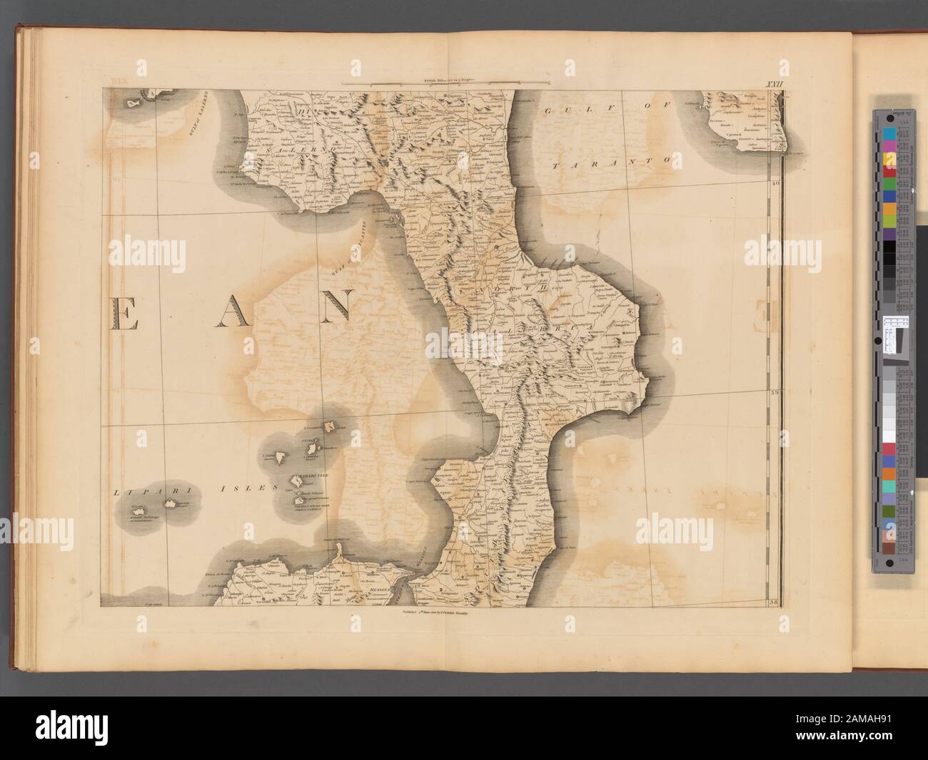Platte XXII - EINE allgemeine Karte des Imperiums von Deutschland, Holland, den Niederlanden, der Schweiz, Graubünden, Italien, Sizilien, Korsika und Sardinien Veröffentlicht am 4. Juni 1800 von J. Stockdale, Piccadilly.; Platte XXII: Eine allgemeine Karte des Imperiums von Deutschland, Holland, den Niederlanden, der Schweiz, den Graubünden, Italien, Sizilien, Korsika und Sardinien Stockfoto