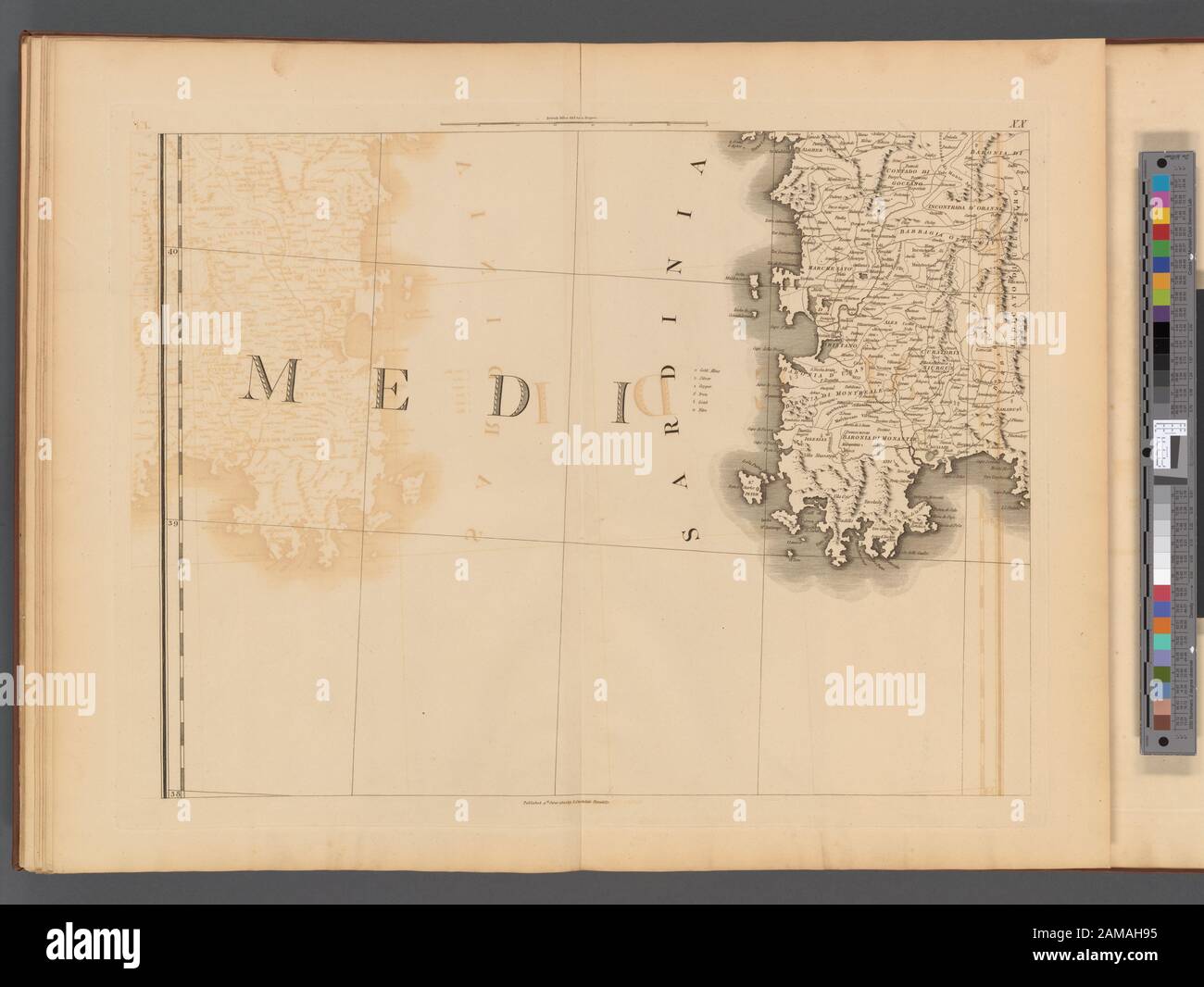 Platte XX- EINE allgemeine Karte des Imperiums von Deutschland, Holland, den Niederlanden, der Schweiz, Graubünden, Italien, Sizilien, Korsika und Sardinien Veröffentlicht am 4. Juni 1800 von J. Stockdale, Piccadilly.; Platte XX: Eine allgemeine Karte des Imperiums von Deutschland, Holland, den Niederlanden, der Schweiz, den Graubünden, Italien, Sizilien, Korsika und Sardinien Stockfoto