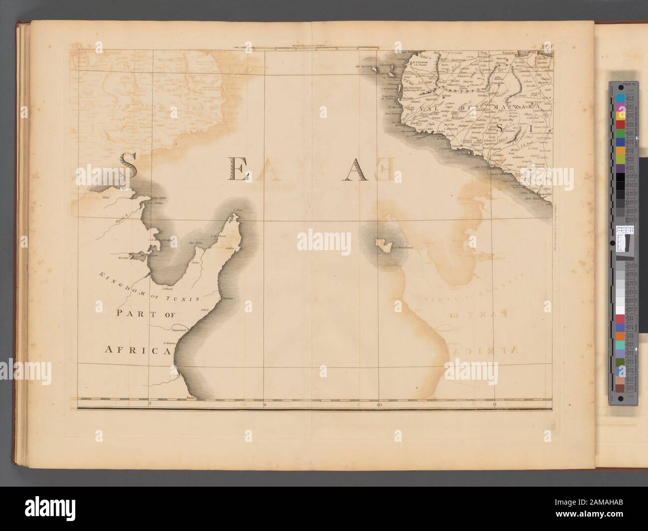 Platte XXIV - EINE allgemeine Karte des Imperiums von Deutschland, Holland, den Niederlanden, der Schweiz, Graubünden, Italien, Sizilien, Korsika und Sardinien Veröffentlicht am 4. Juni 1800 von J. Stockdale, Piccadilly.; Platte XXIV: Eine allgemeine Karte des Imperiums von Deutschland, Holland, den Niederlanden, der Schweiz, den Graubünden, Italien, Sizilien, Korsika und Sardinien Stockfoto