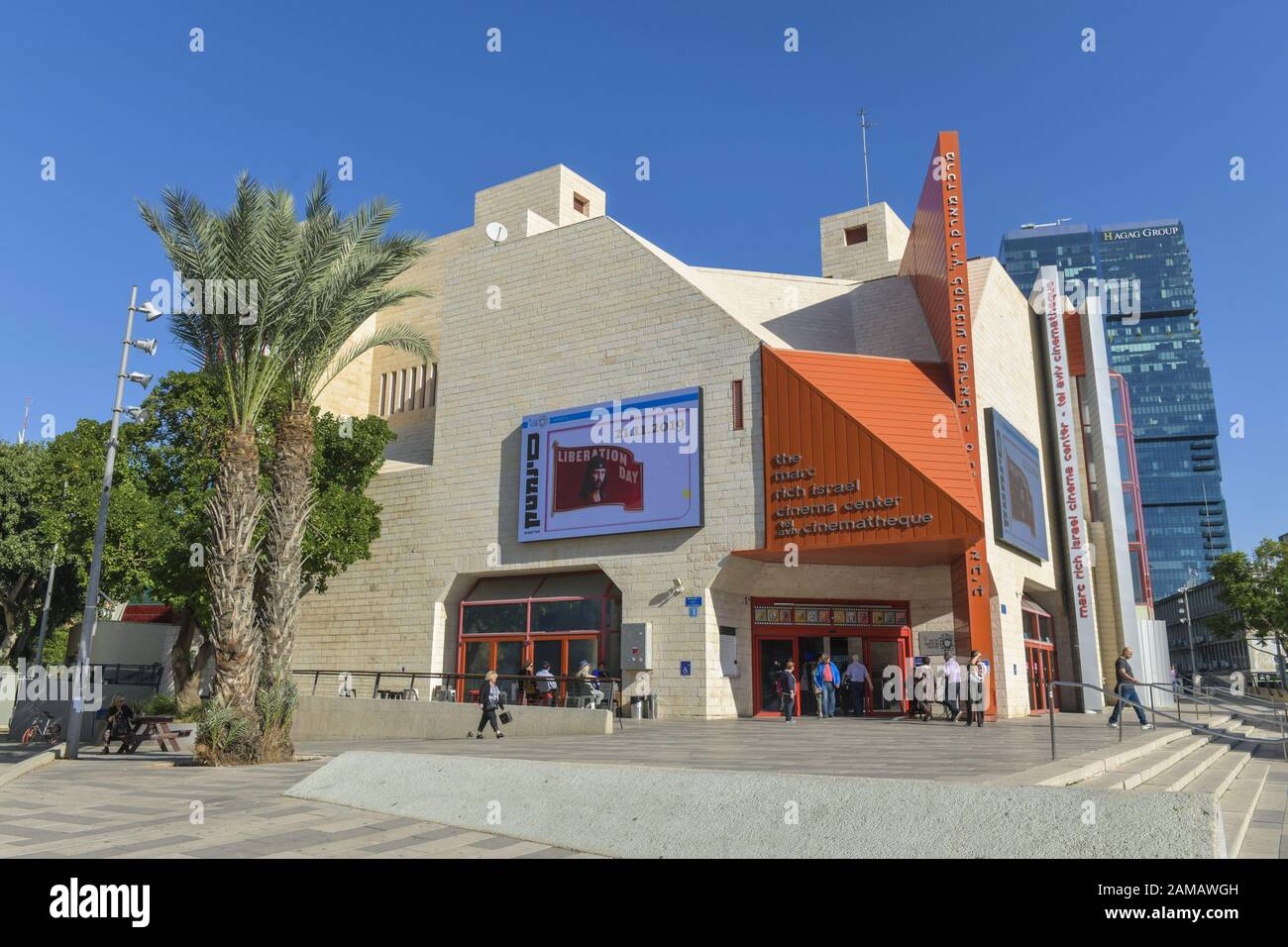 Marc Rich Israel Cinema Center, Tel Aviv, Israel Stockfoto