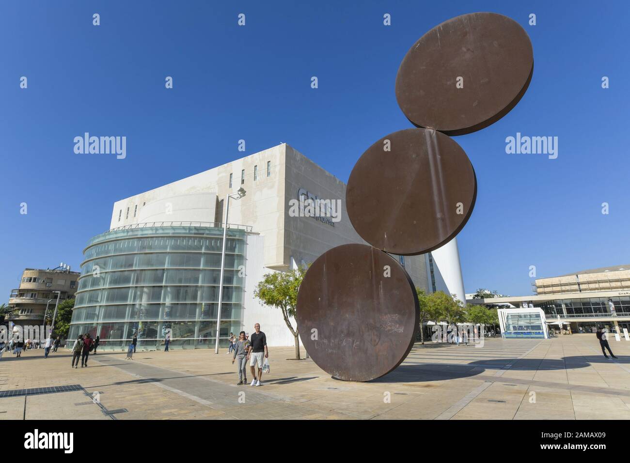 Habimah Nationaltheater, Tel Aviv, Israel Stockfoto