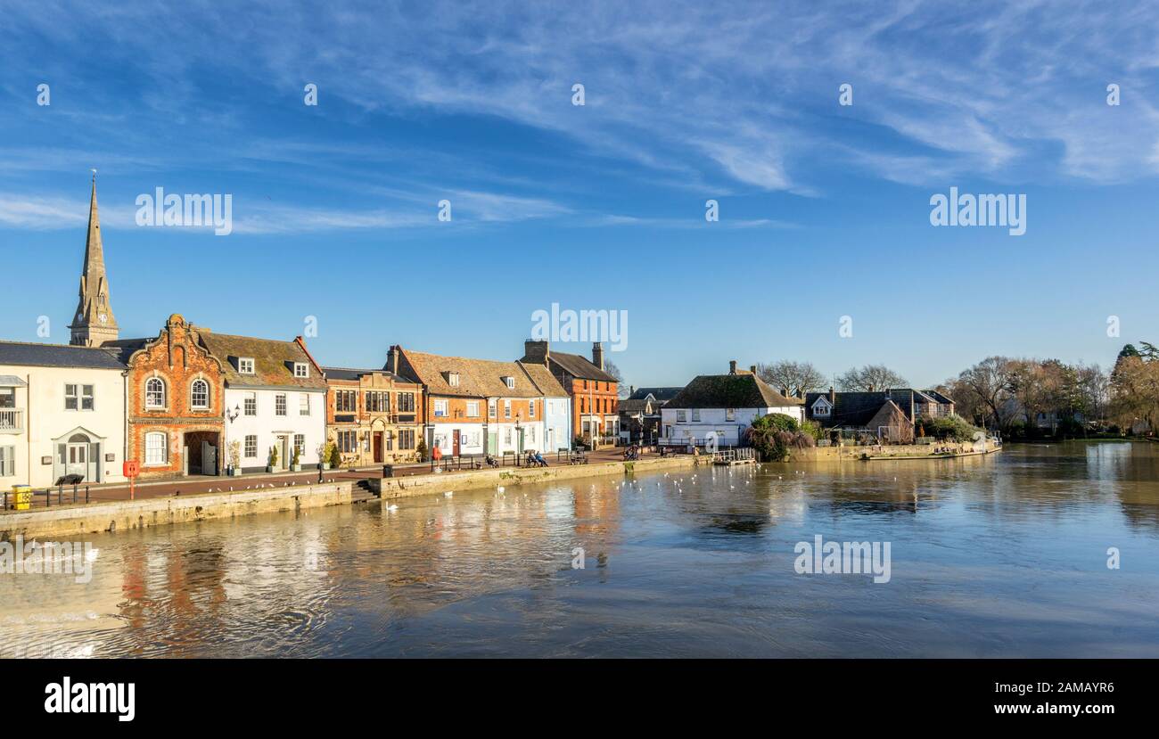 ST Ives in der Grafschaft Cambridgeshire England Stockfoto