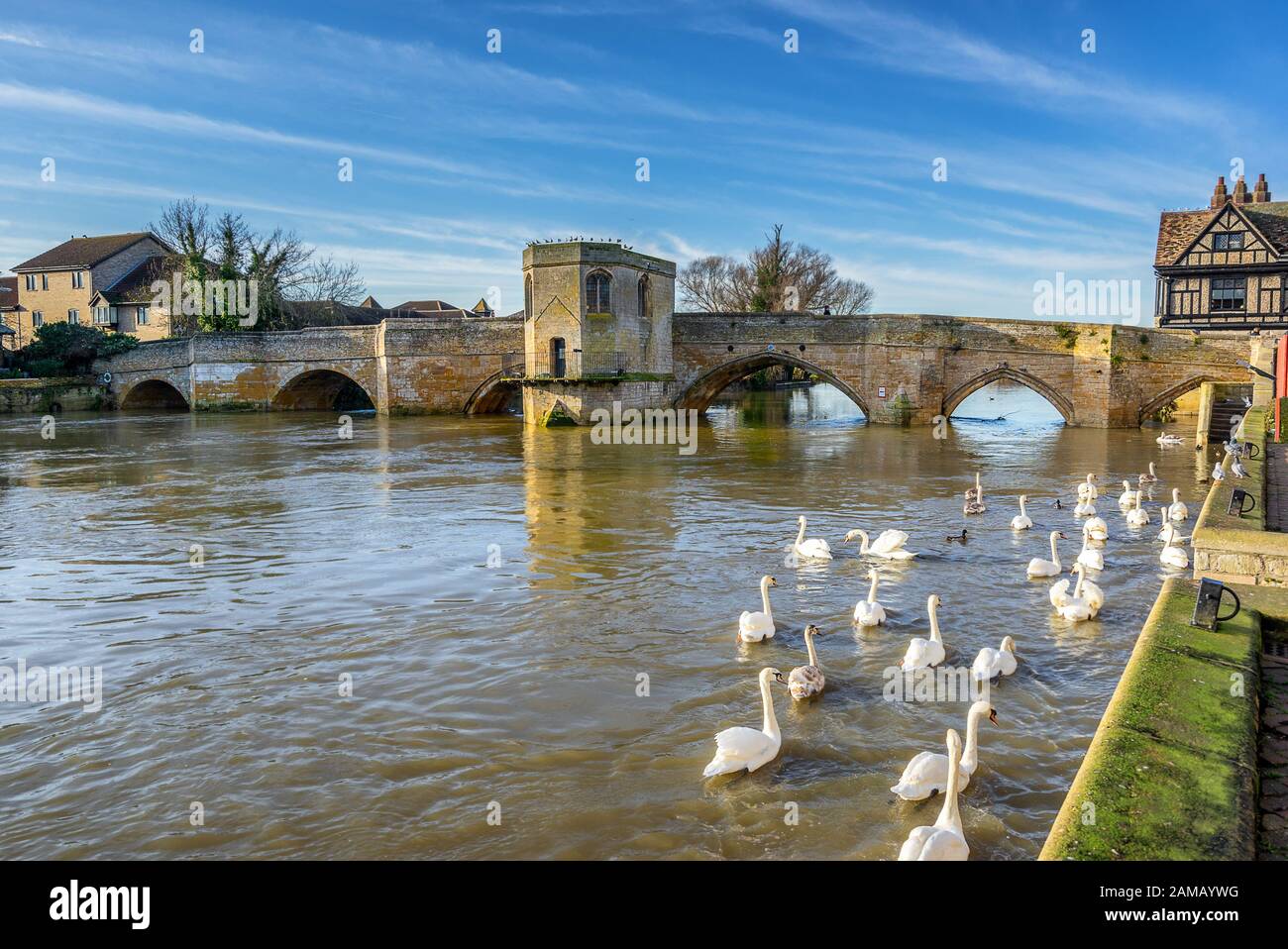 ST Ives in der Grafschaft Cambridgeshire England Stockfoto