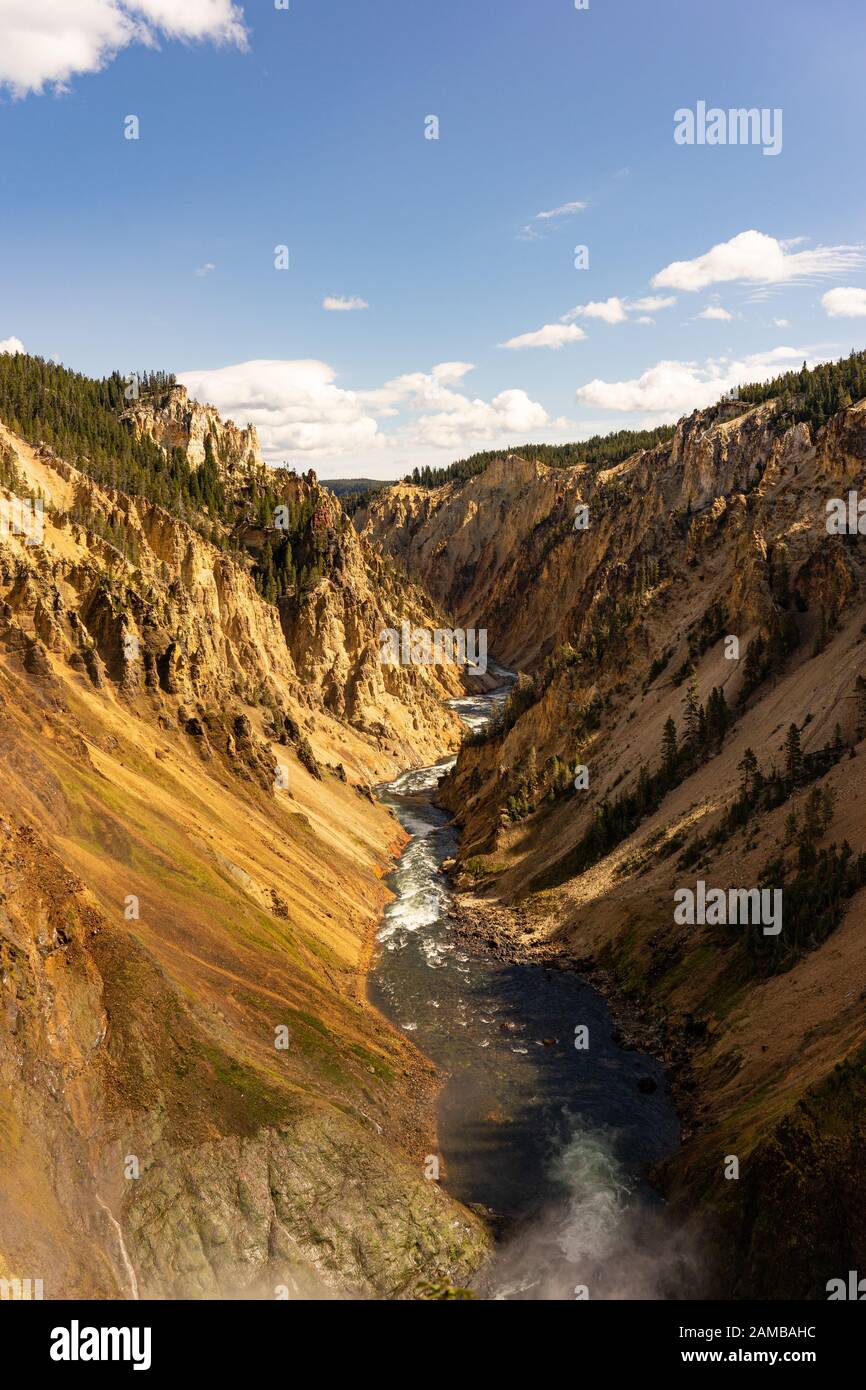 Grand Canyon des Yellowstone Stockfoto