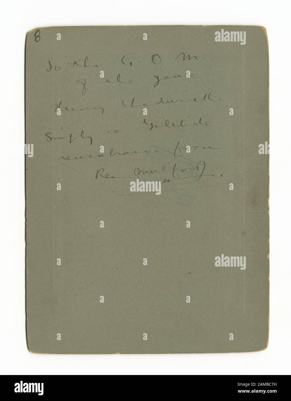 REN Mulford, Zum G O M des Spiels Henry Chadwick, Einfach ein Yuletide-Gedenken von Ren Mulford Ren Mulford An den G. O. M. des Spiels Henry Chadwick, Einfach ein Yuletide-Gedenken von Ren Mulford; REN Mulford, Zum G. O. M. des Spiels Henry Chadwick, Einfach ein Yuletide-Gedenken von Ren Mulford Stockfoto