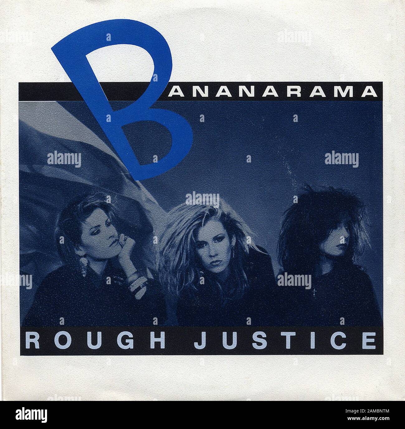 Bananarama - Rough Justice - klassisches Vinyl-Album im Vinyl Stockfoto