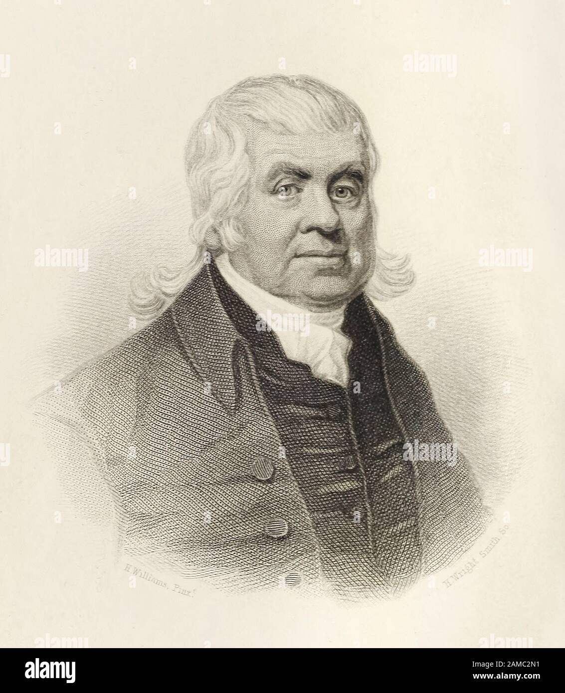 Reverend John Murray (1741-1815) Predigers of Universal Salvation und Gründer der universalistischen Denomination of Christian Church in den Vereinigten Staaten. Stockfoto