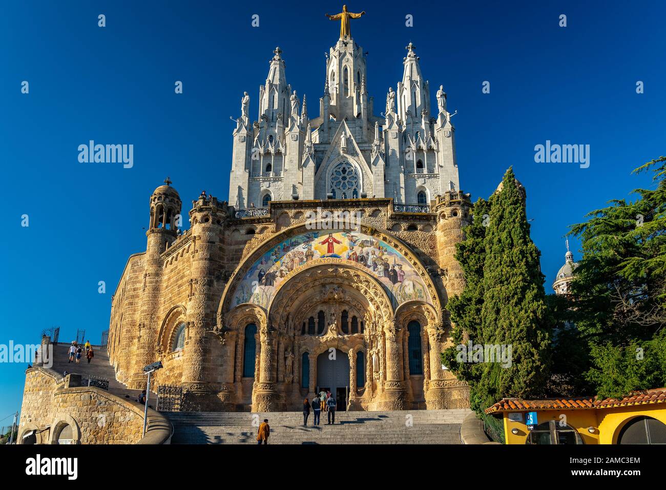 Barcelona, Spanien - Tempel des Heiligsten Herzens Jesu Stockfoto