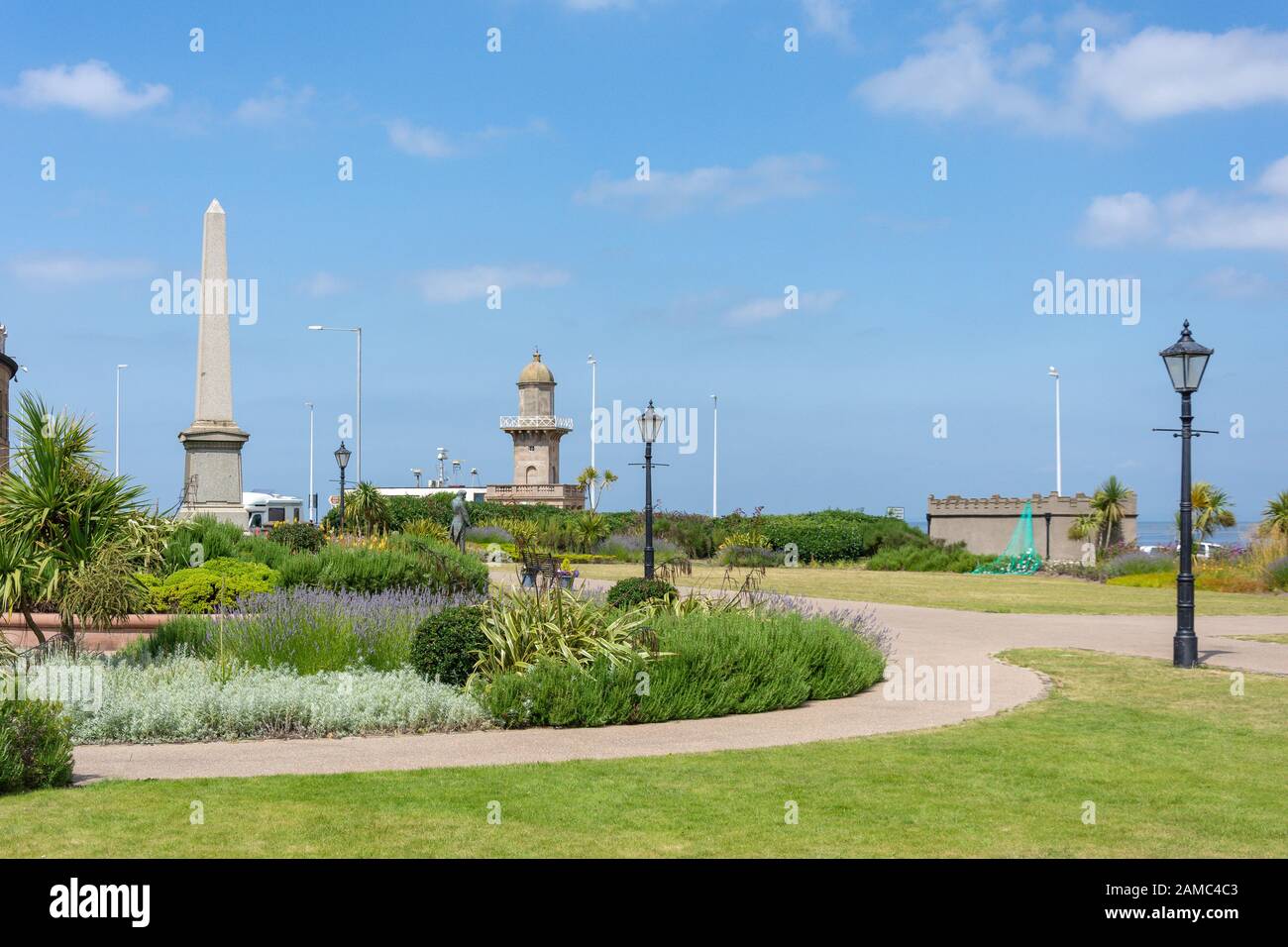 Euston Park, The Esplanade, Fleetwood, Lancashire, England, Großbritannien Stockfoto