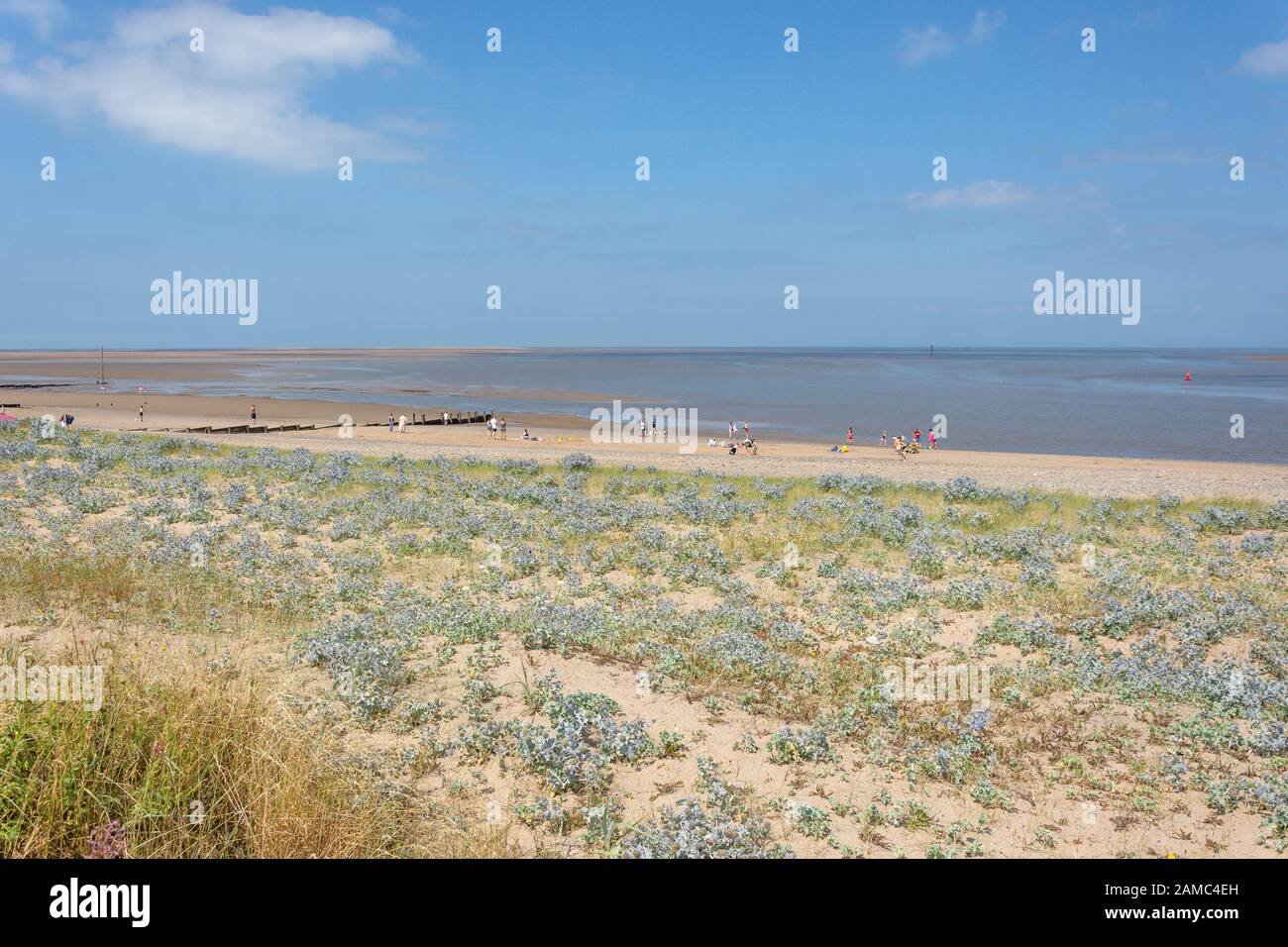 Ferry Beach, Fleetwood, Lancashire, England, Großbritannien Stockfoto