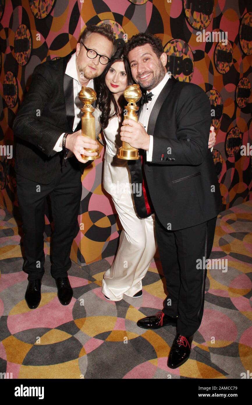 Los Angeles, USA. Januar 2020. Harry Williams, Sarah Hammond, Joe Lewis 01/05/2020 Die 77. Jährlichen Golden Globe Awards HBO After Party im Restaurant Circa 55 im Beverly Hilton in Beverly Hills, CA Credit: Cronos/Alamy Live News Stockfoto