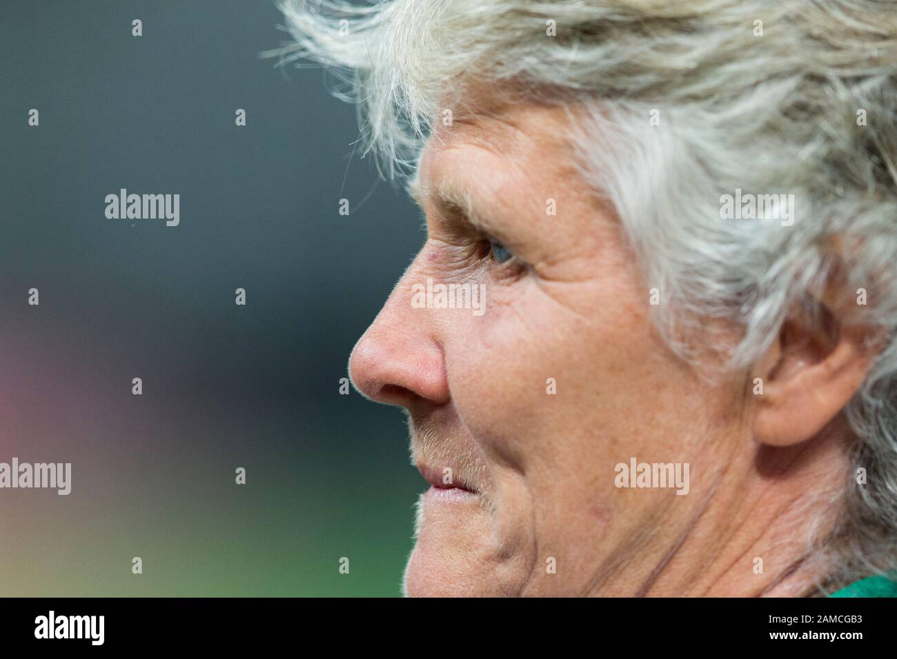 Sao PAULO (SP), 12.12.2019 - Fußball/Brasilien - Der schwedische Pia Sundhage Trainer der brasilianischen Nationalmannschaft, während eines Freundschaftsspiel zwischen Mexiko Stockfoto