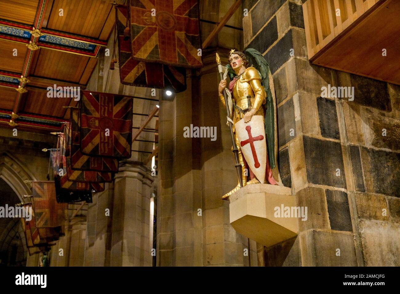 St. Michael, Erzengel, Interior, Sheffield Cathedral, Sheffield, Yorkshire, England, Großbritannien Stockfoto
