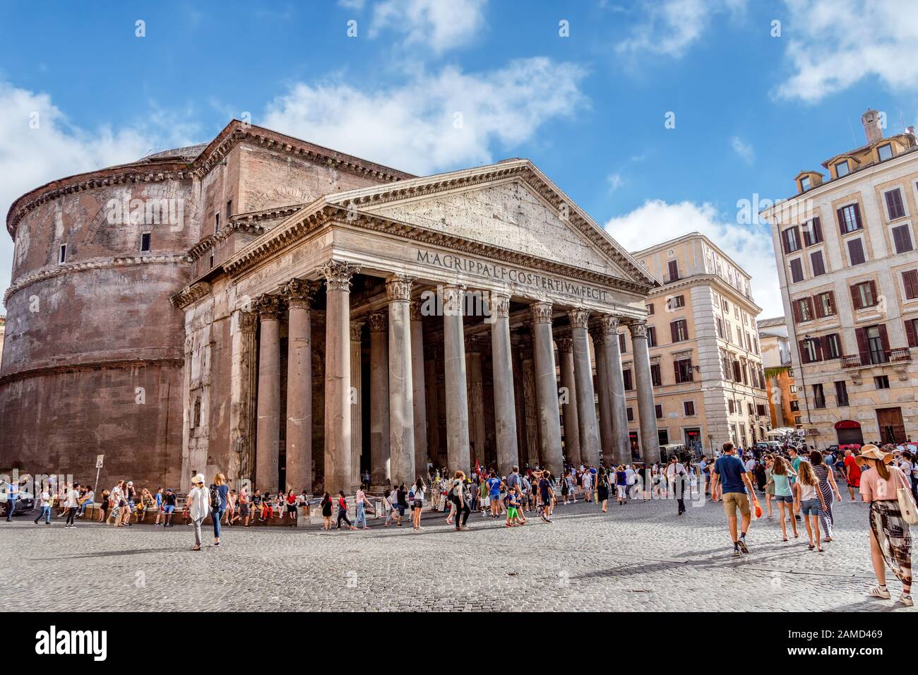 Pantheon heiligen Tempel in Rom - Italien Stockfoto