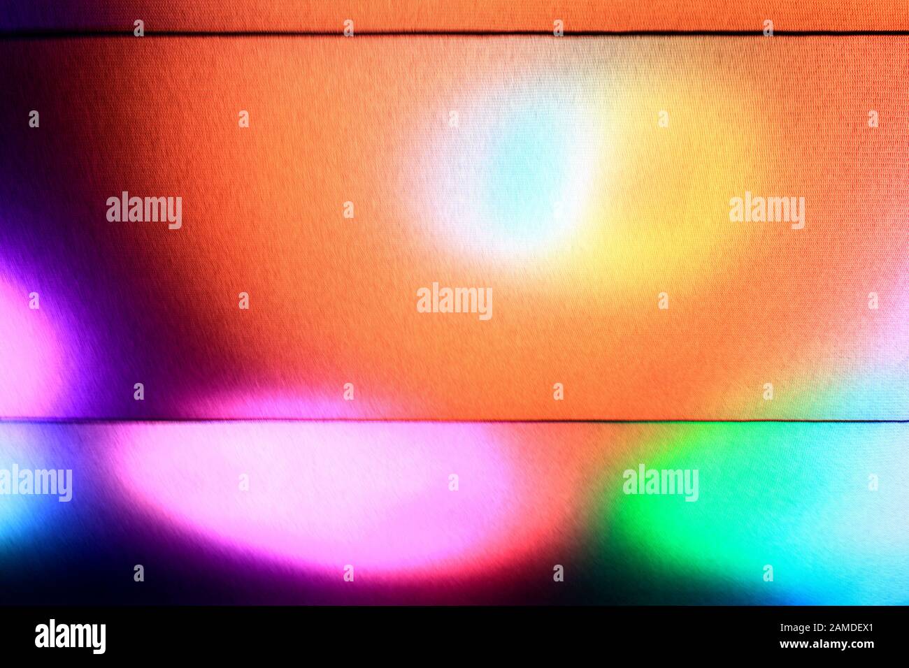 Psychedelic farbigen Neonröhren als Hintergrundmaterial Stockfoto