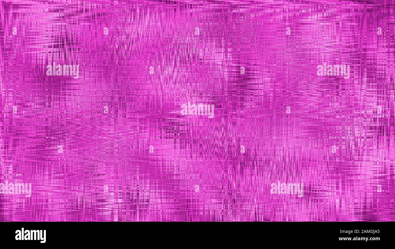 Schönen lila glitch Wirkung Textur. Lila Hintergrund Stockfoto